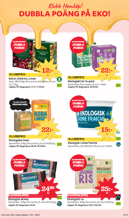 hemkop - Hemköp-reklambladet giltigt från 22/09 - 28/09 - page: 8