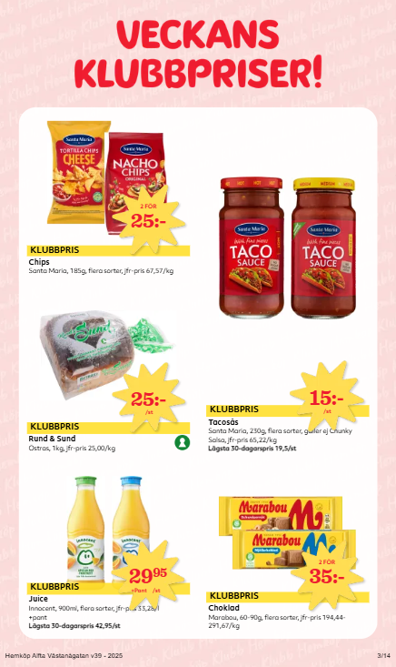 hemkop - Hemköp-reklambladet giltigt från 22/09 - 28/09 - page: 3