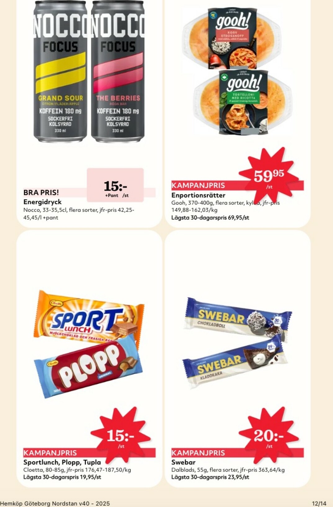 hemkop - Hemköp-reklambladet giltigt från 29/09 - 05/10 - page: 12