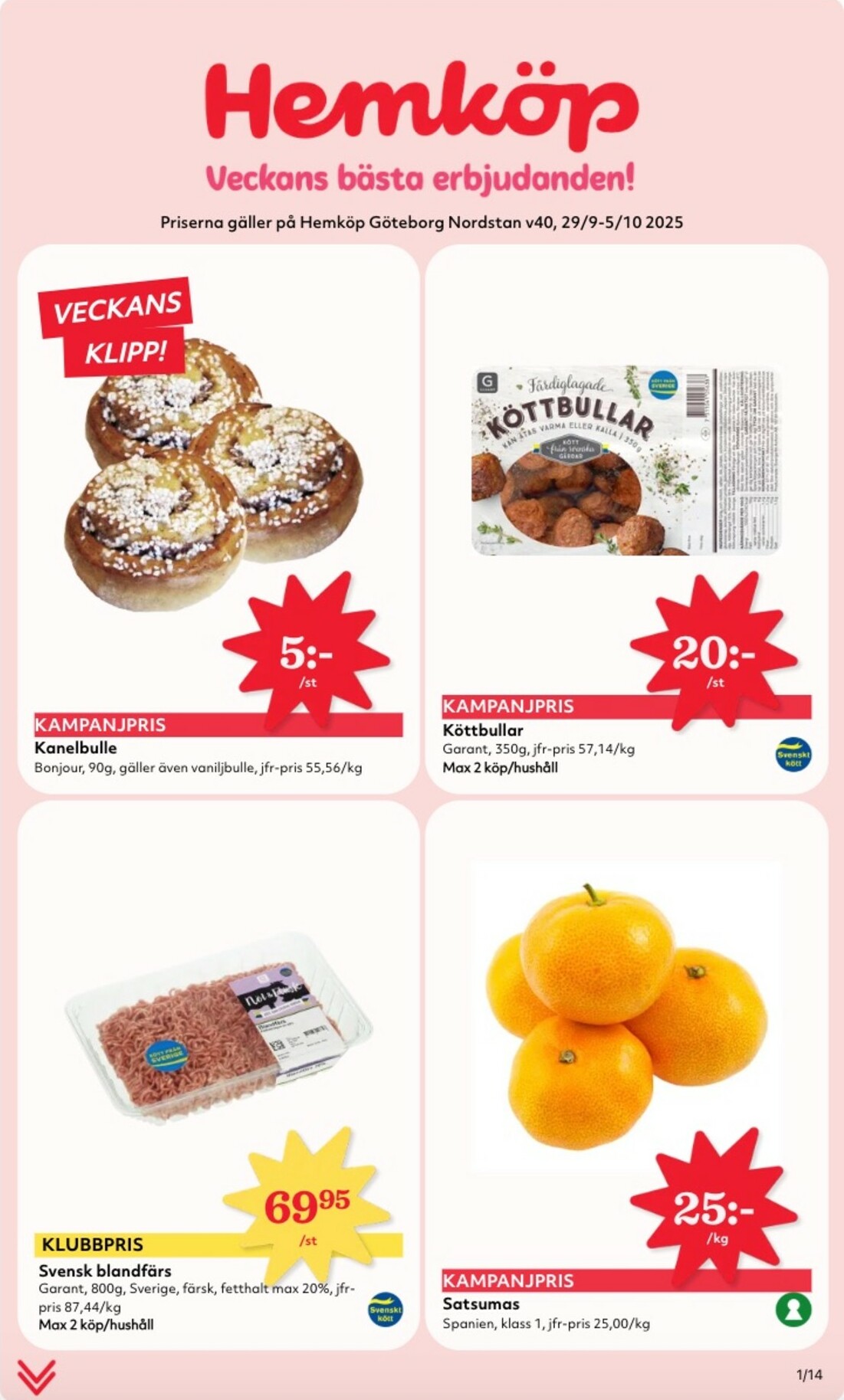 hemkop - Hemköp-reklambladet giltigt från 29/09 - 05/10