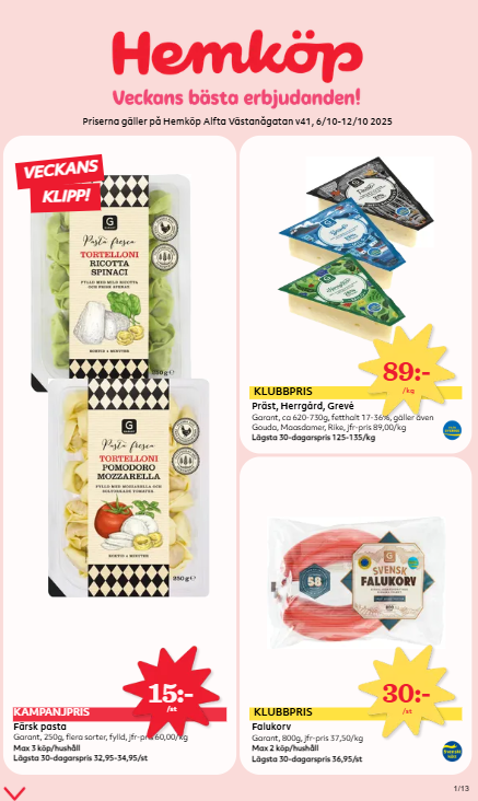 hemkop - Hemköp-reklambladet giltigt från 06/10 - 12/10