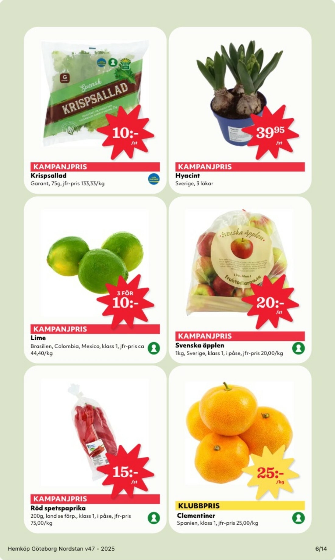 hemkop - Hemköp-reklambladet giltigt från 17/11 - 23/11 - page: 6