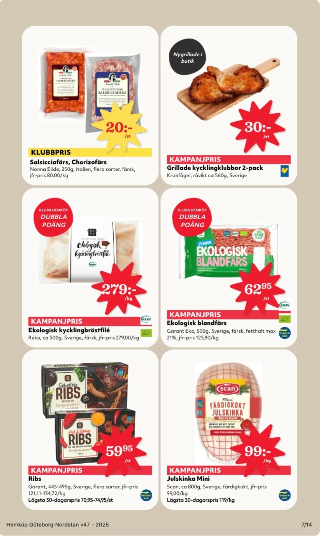 hemkop - Hemköp-reklambladet giltigt från 17/11 - 23/11 - page: 7