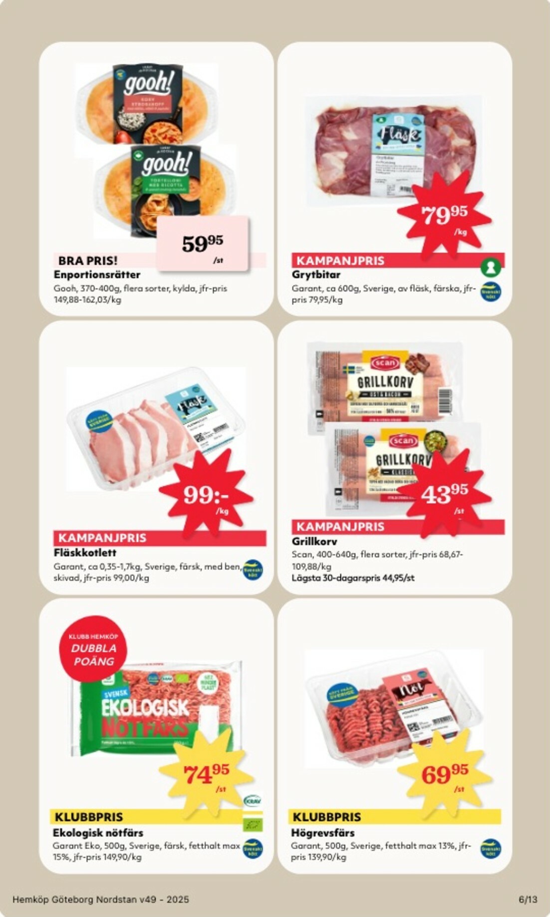 hemkop - Hemköp-reklambladet giltigt från 01/12 - 07/12 - page: 6