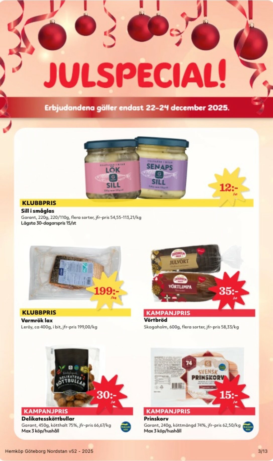 hemkop - Hemköp-reklambladet giltigt från 22/12 - 28/12 - page: 3