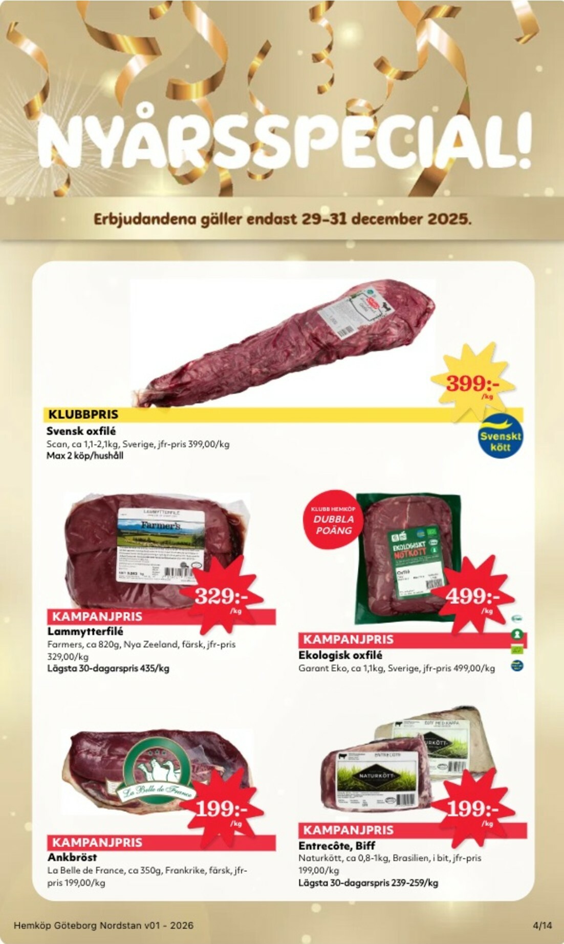 hemkop - Hemköp-reklambladet giltigt från 29/12 - 04/01 - page: 4