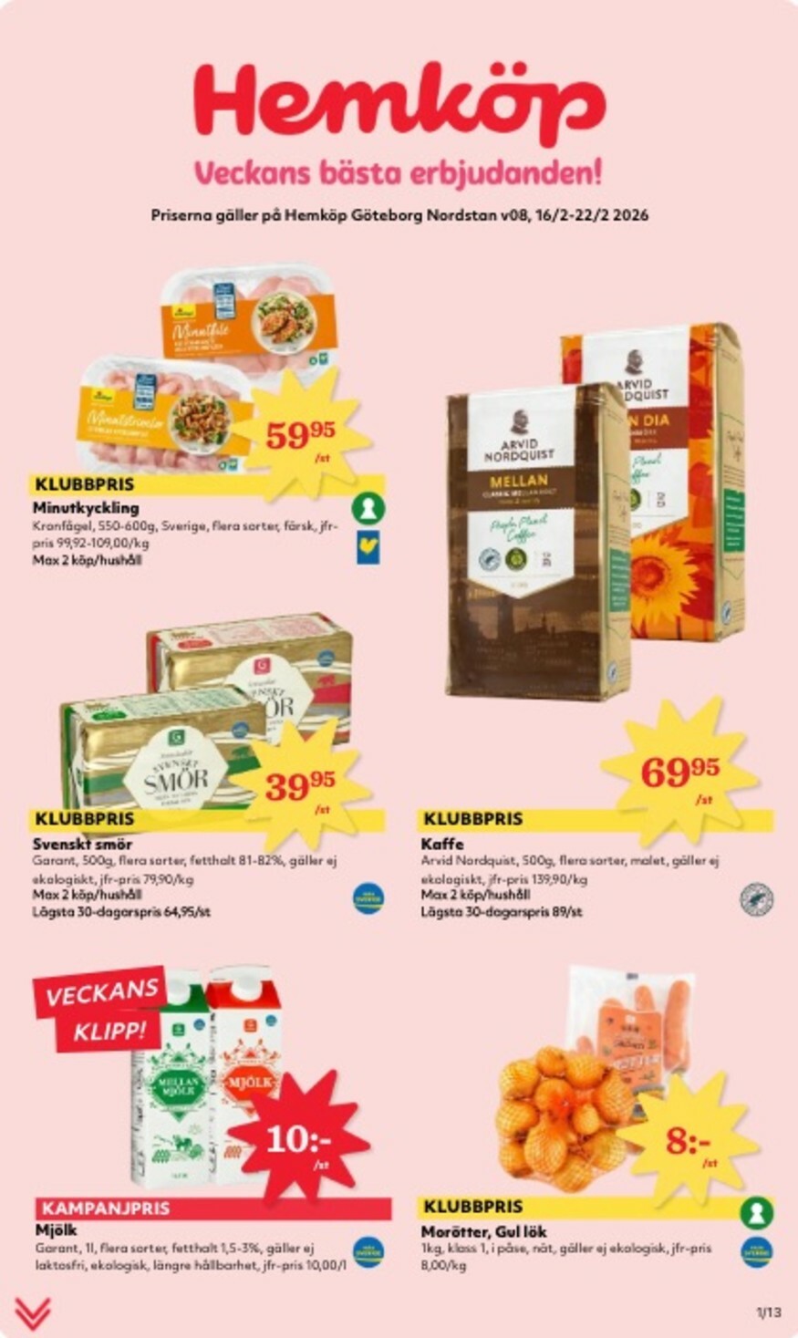 hemkop - Hemköp-reklambladet giltigt från 16/02/2026 - 22/02/2026