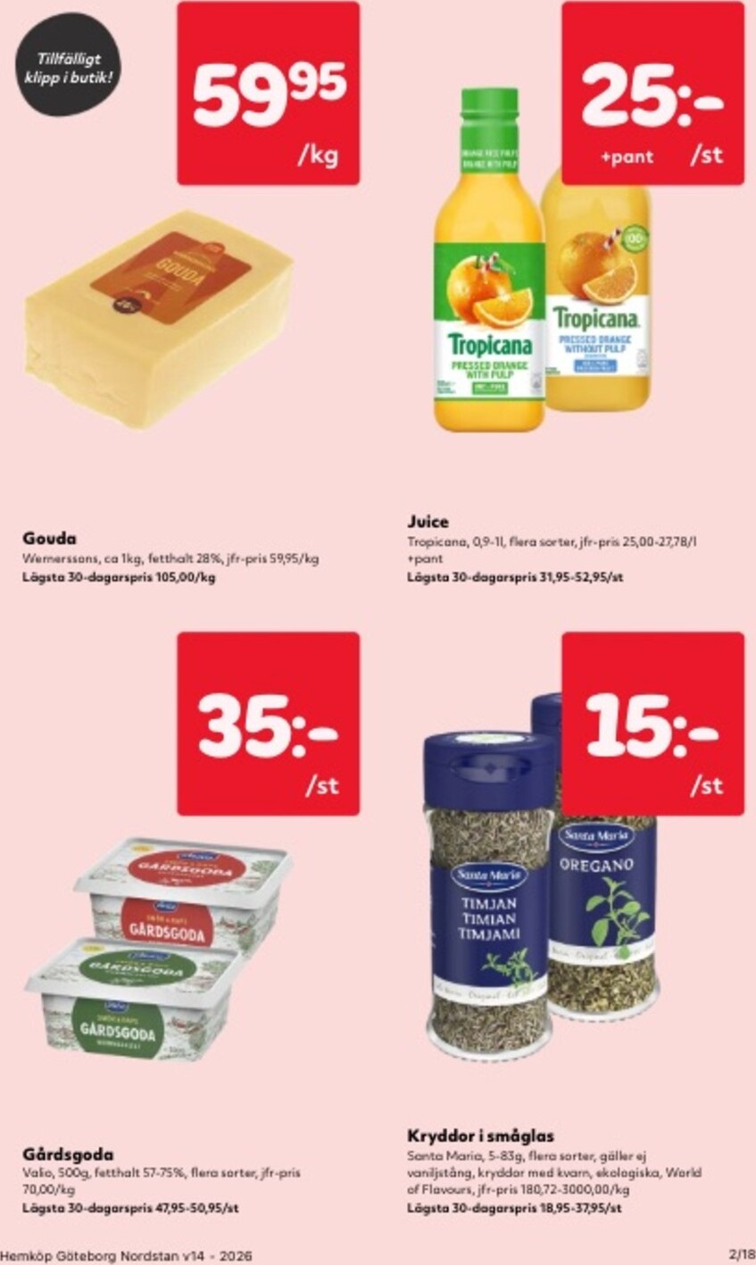 hemkop - Hemköp-reklambladet giltigt från 30/03/2026 - 06/04/2026 - page: 2