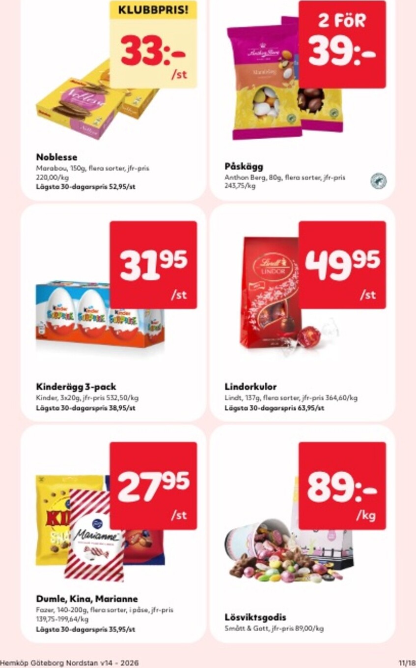 hemkop - Hemköp-reklambladet giltigt från 30/03/2026 - 06/04/2026 - page: 11