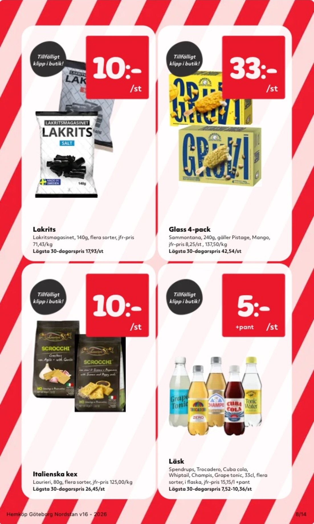 hemkop - Aktuellt Hemköp reklamblad giltigt från måndag 13/04/2026 till söndag 19/04/2026 - page: 8