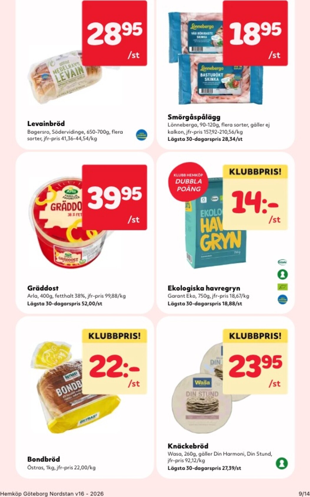 hemkop - Aktuellt Hemköp reklamblad giltigt från måndag 13/04/2026 till söndag 19/04/2026 - page: 9