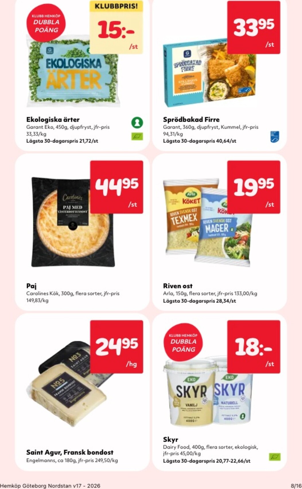 hemkop - Aktuellt Hemköp reklamblad giltigt från måndag 20/04/2026 till söndag 26/04/2026 - page: 8