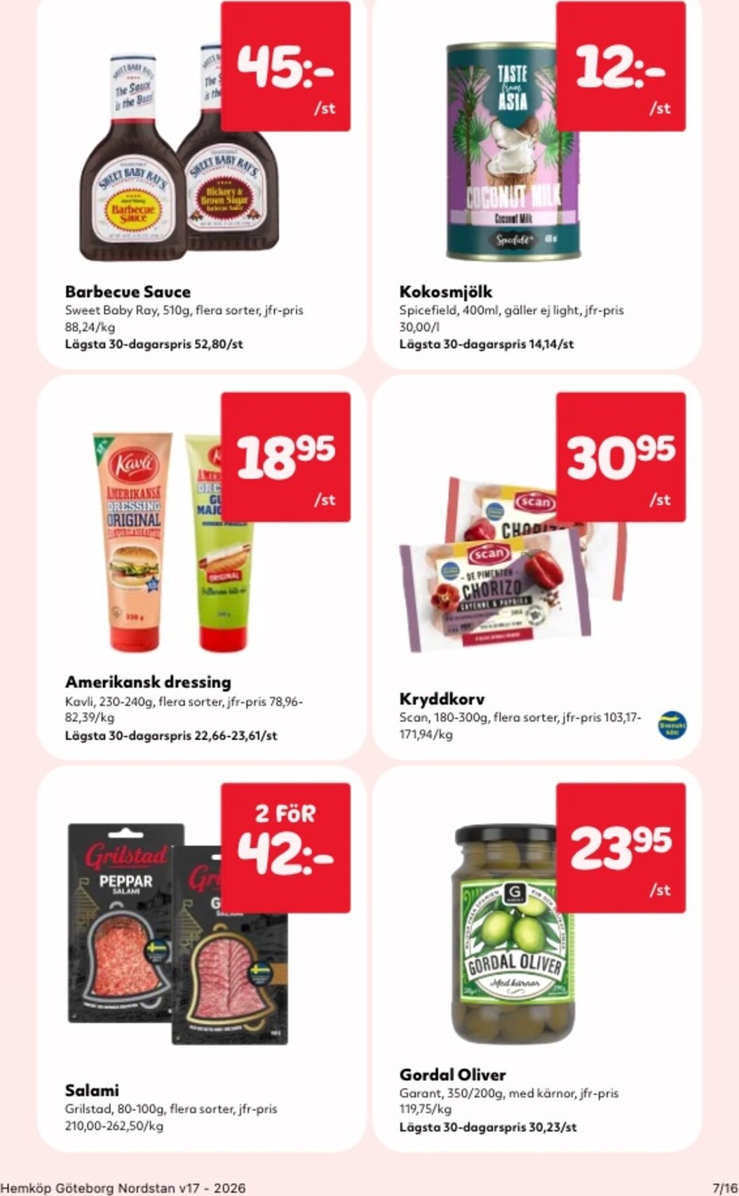 hemkop - Aktuellt Hemköp reklamblad giltigt från måndag 20/04/2026 till söndag 26/04/2026 - page: 7