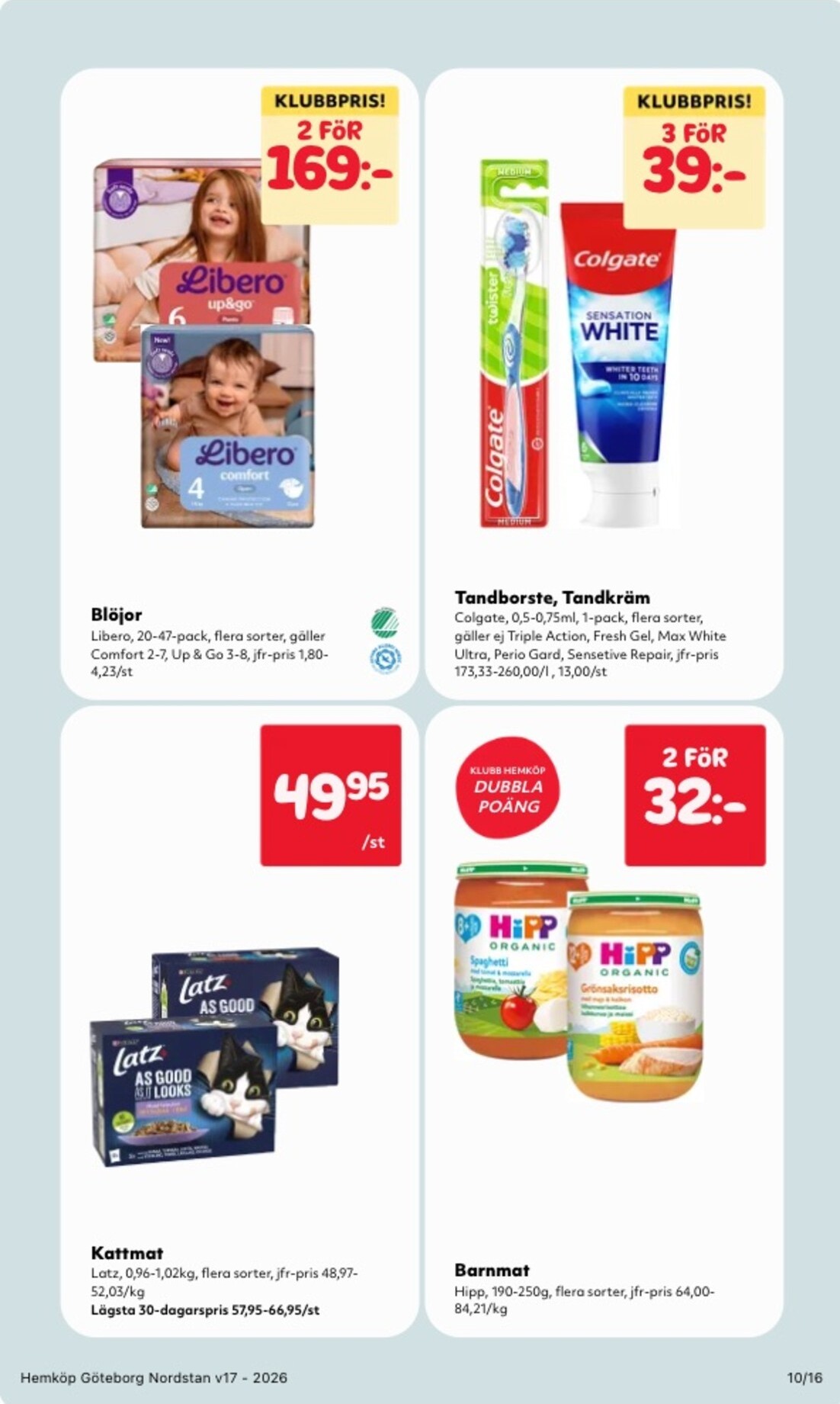 hemkop - Aktuellt Hemköp reklamblad giltigt från måndag 20/04/2026 till söndag 26/04/2026 - page: 10