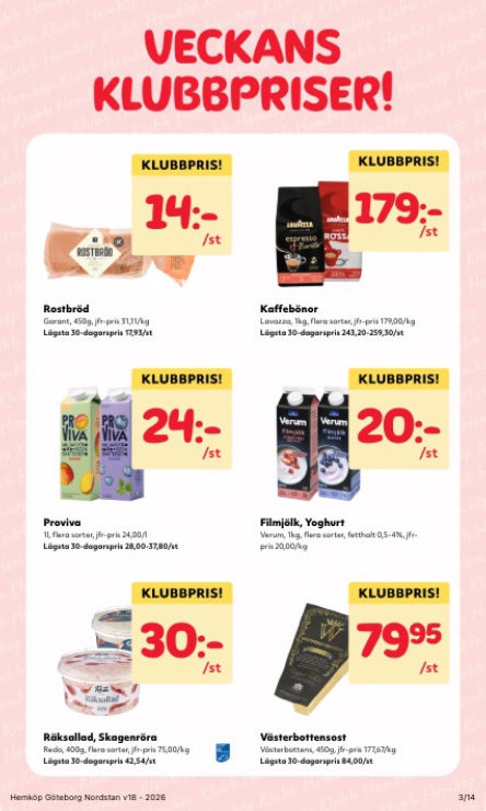 hemkop - Aktuellt Hemköp reklamblad giltigt från måndag 27/04/2026 till söndag 03/05/2026 - page: 3