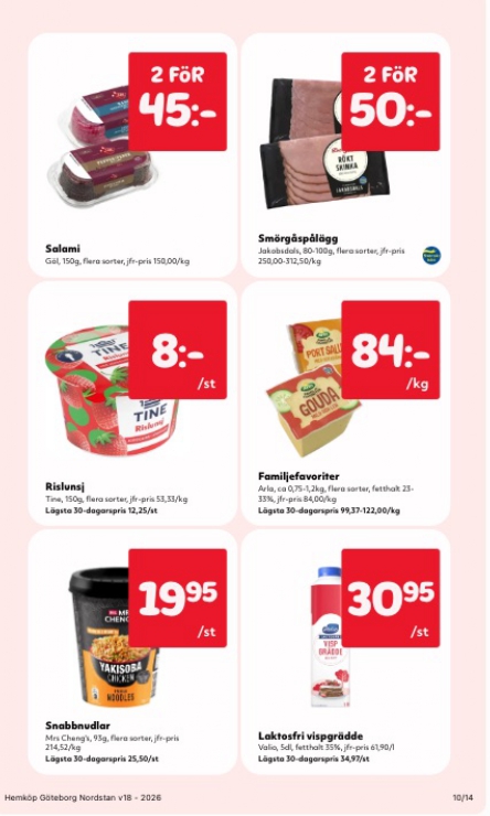 hemkop - Aktuellt Hemköp reklamblad giltigt från måndag 27/04/2026 till söndag 03/05/2026 - page: 10