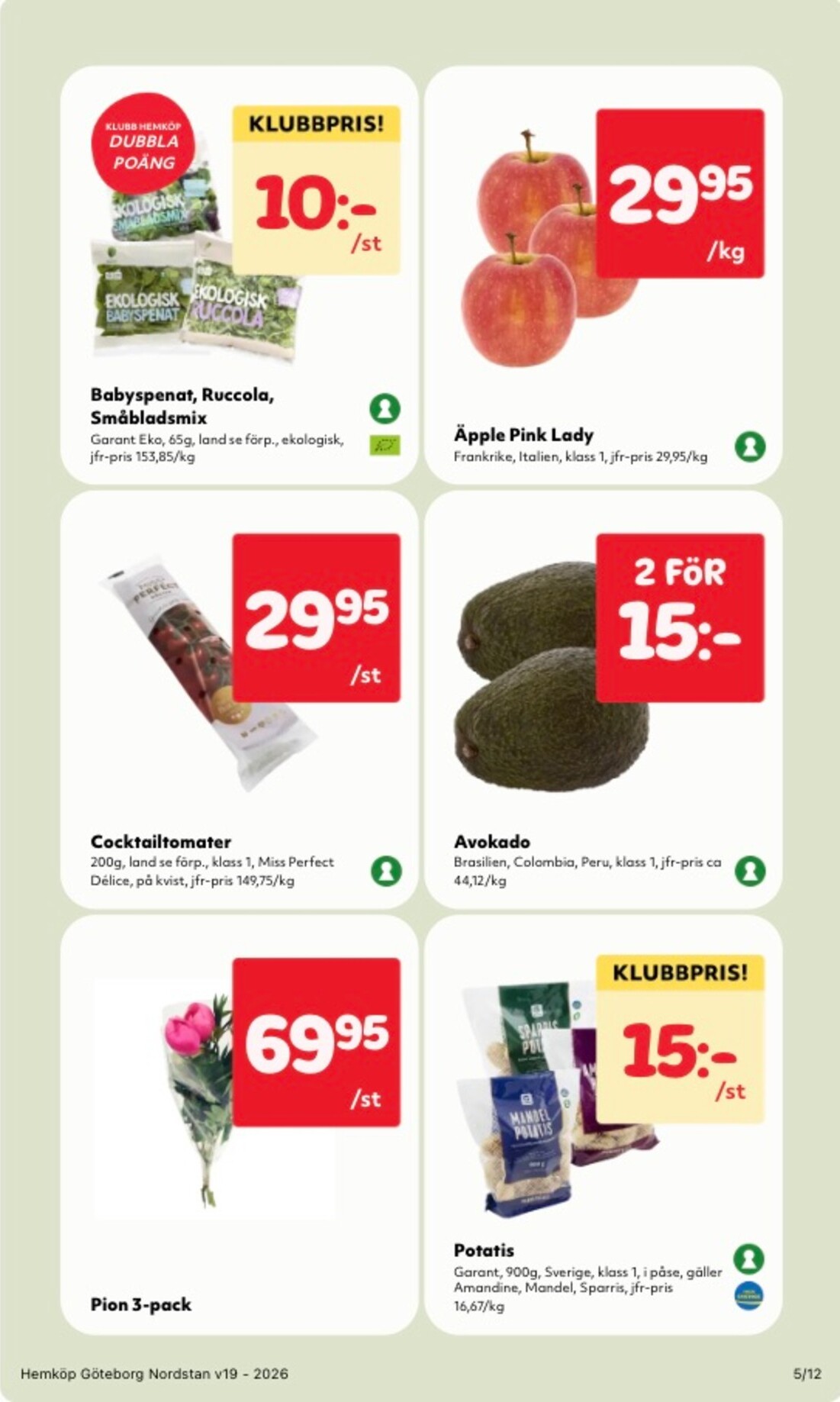 hemkop - Aktuellt Hemköp reklamblad giltigt från måndag 04/05/2026 till söndag 10/05/2026 - page: 5