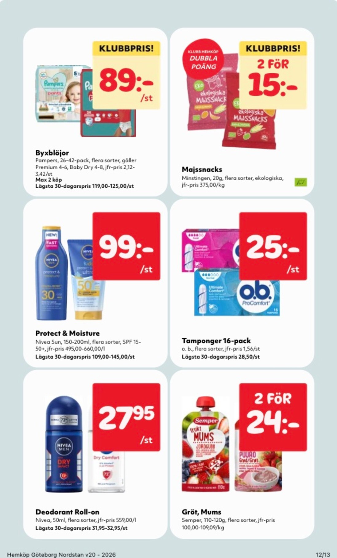 hemkop - Aktuellt Hemköp reklamblad giltigt från måndag 11/05/2026 till söndag 17/05/2026 - page: 12