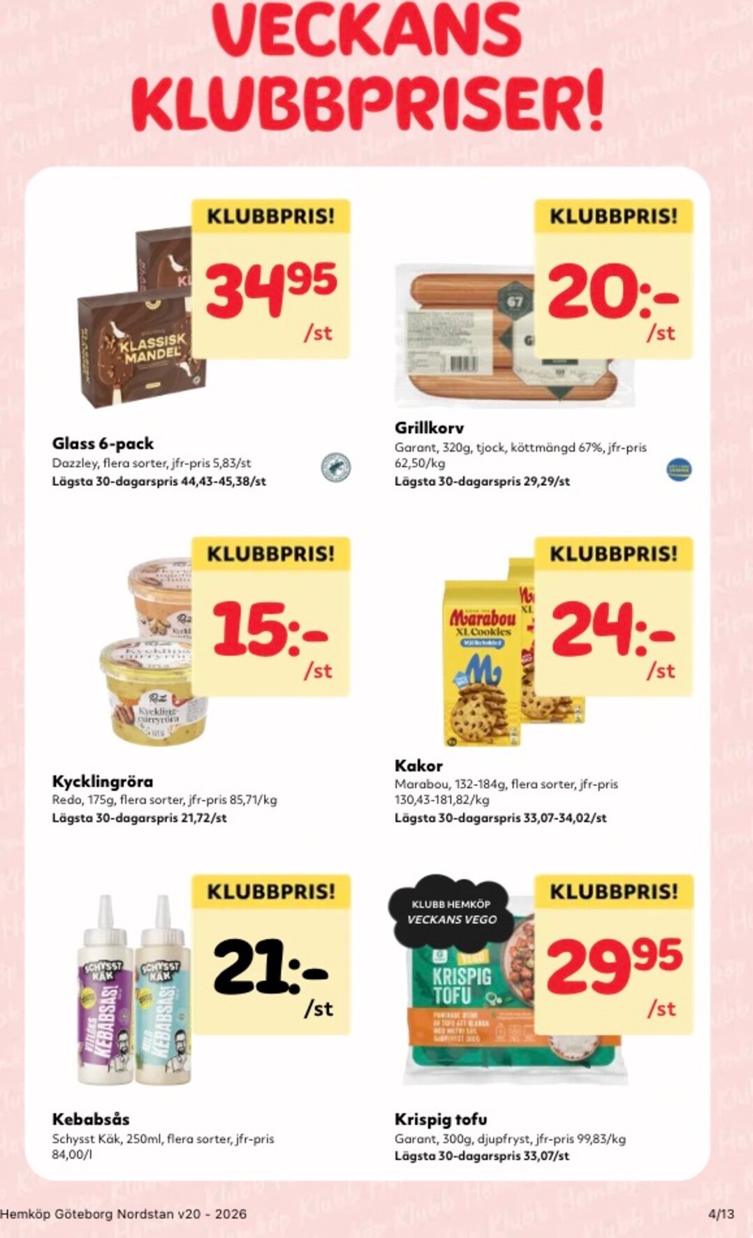 hemkop - Aktuellt Hemköp reklamblad giltigt från måndag 11/05/2026 till söndag 17/05/2026 - page: 4