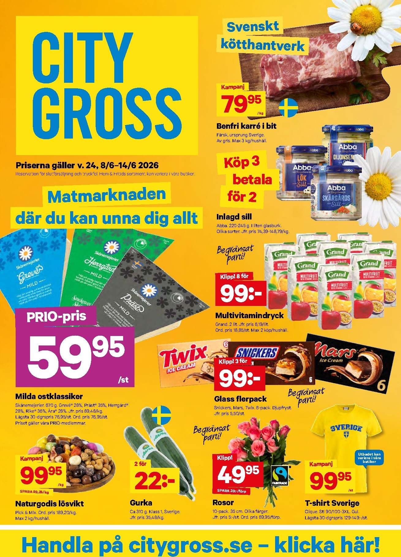 city-gross - Aktuellt City Gross reklamblad från måndag, 08/06/2026 till söndag, 14/06/2026