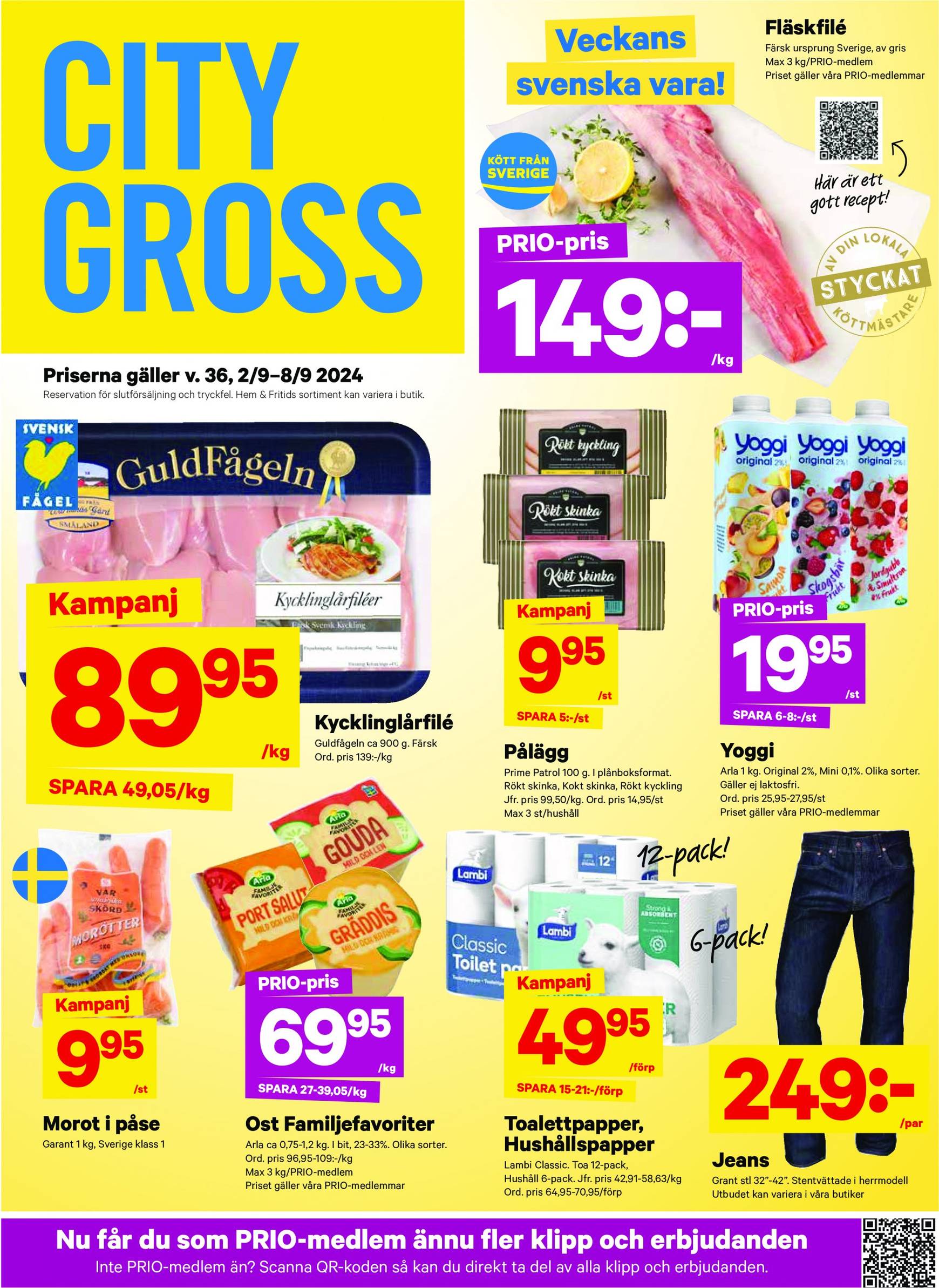 city-gross - City Gross-reklambladet giltigt från 02.09. - 08.09.