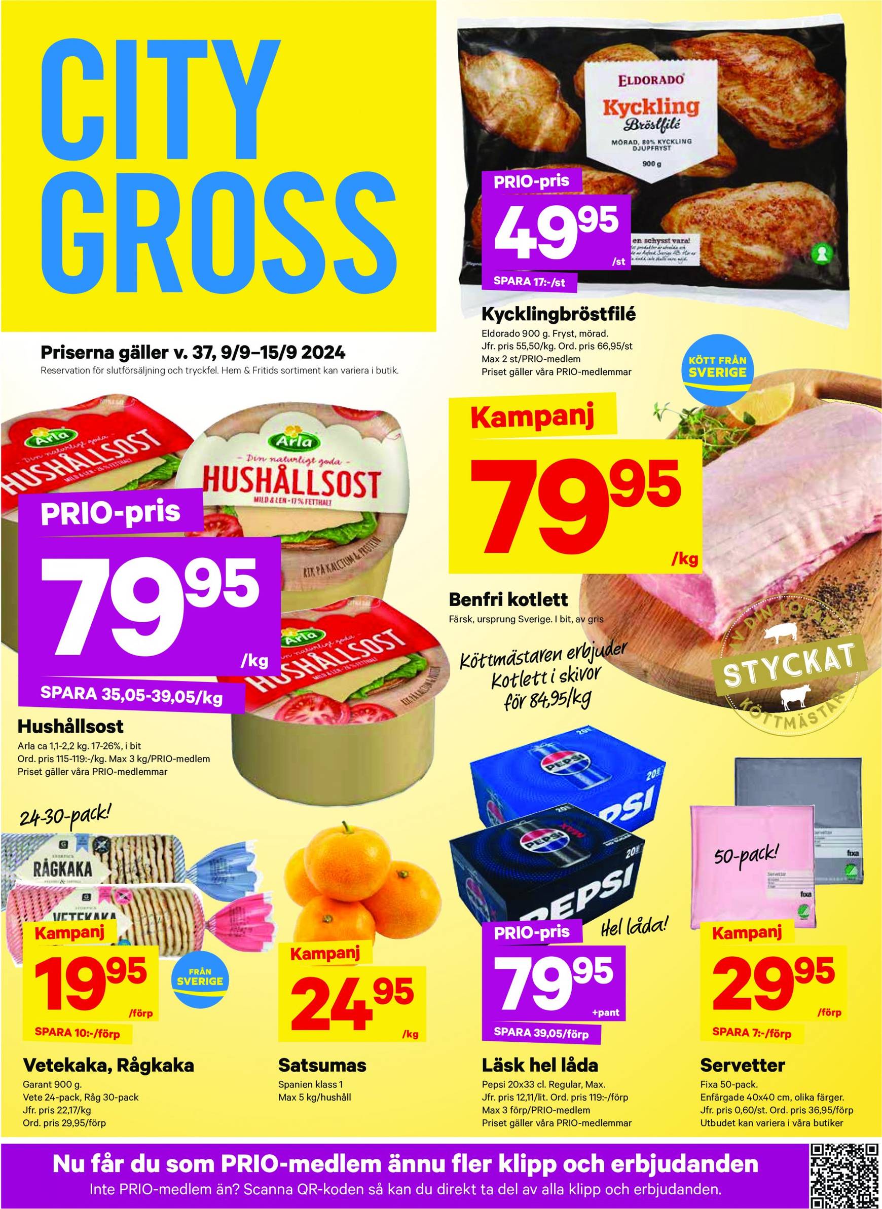 city-gross - City Gross-reklambladet giltigt från 09.09. - 15.09. - page: 1