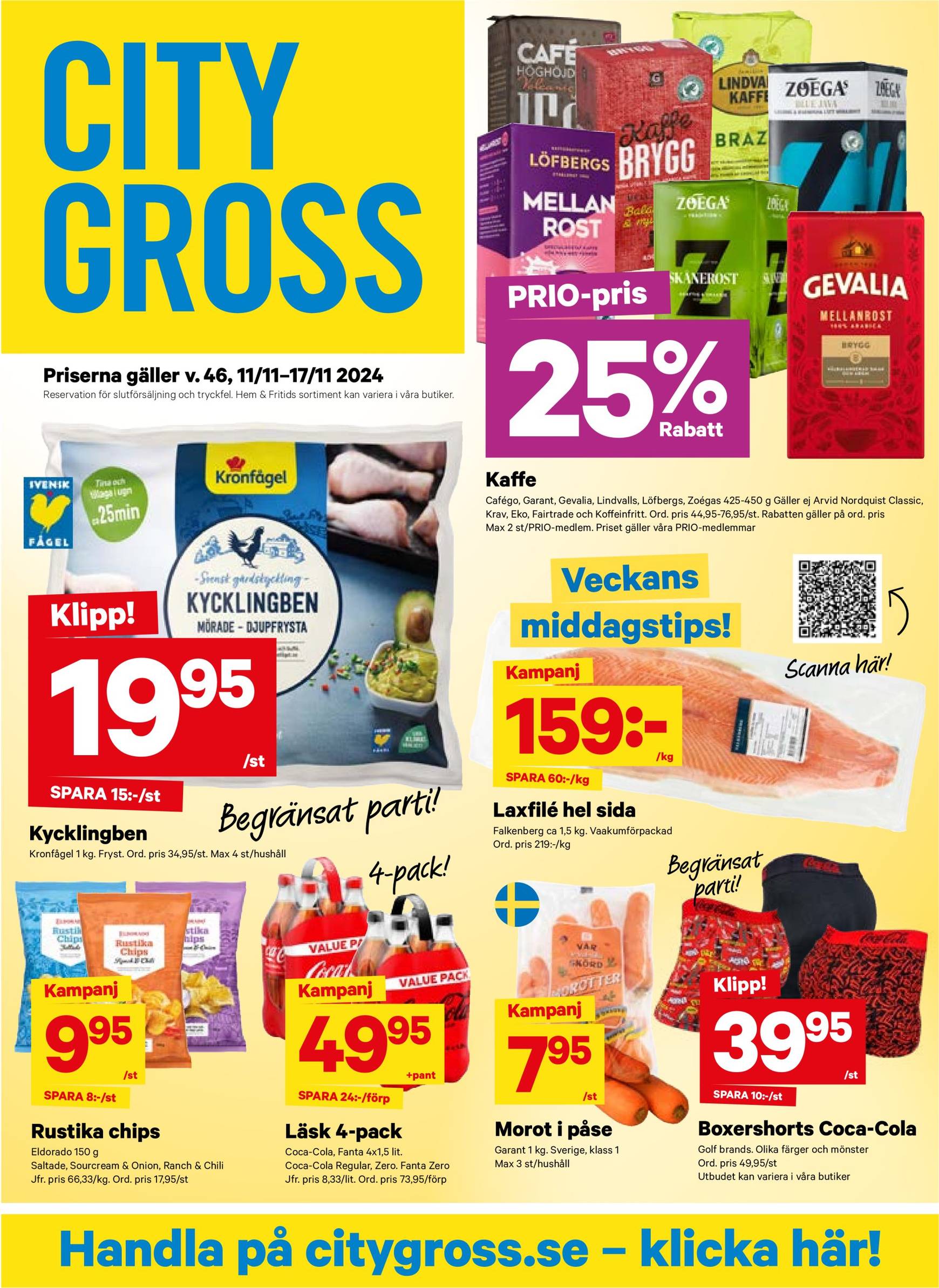 city-gross - City Gross-reklambladet är giltigt från 11.11. - 17.11.