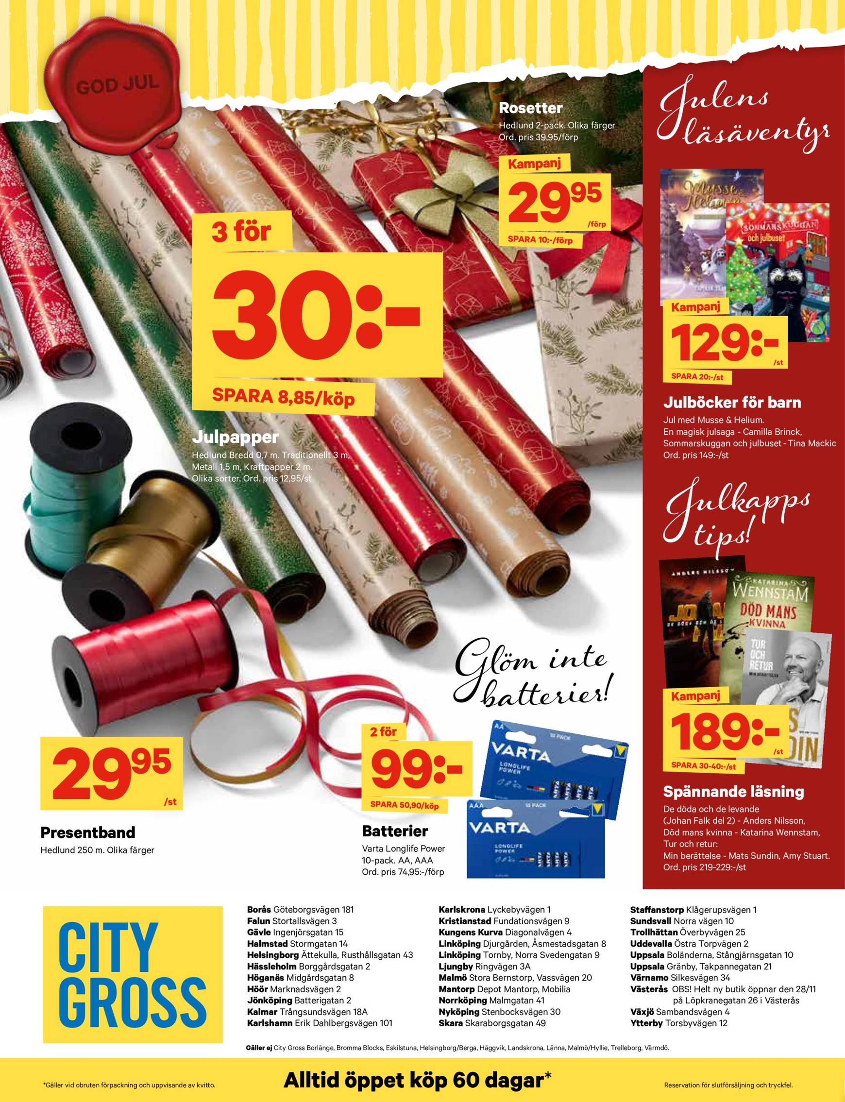 city-gross - City Gross-reklambladet är giltigt från 18.11. - 24.11. - page: 34