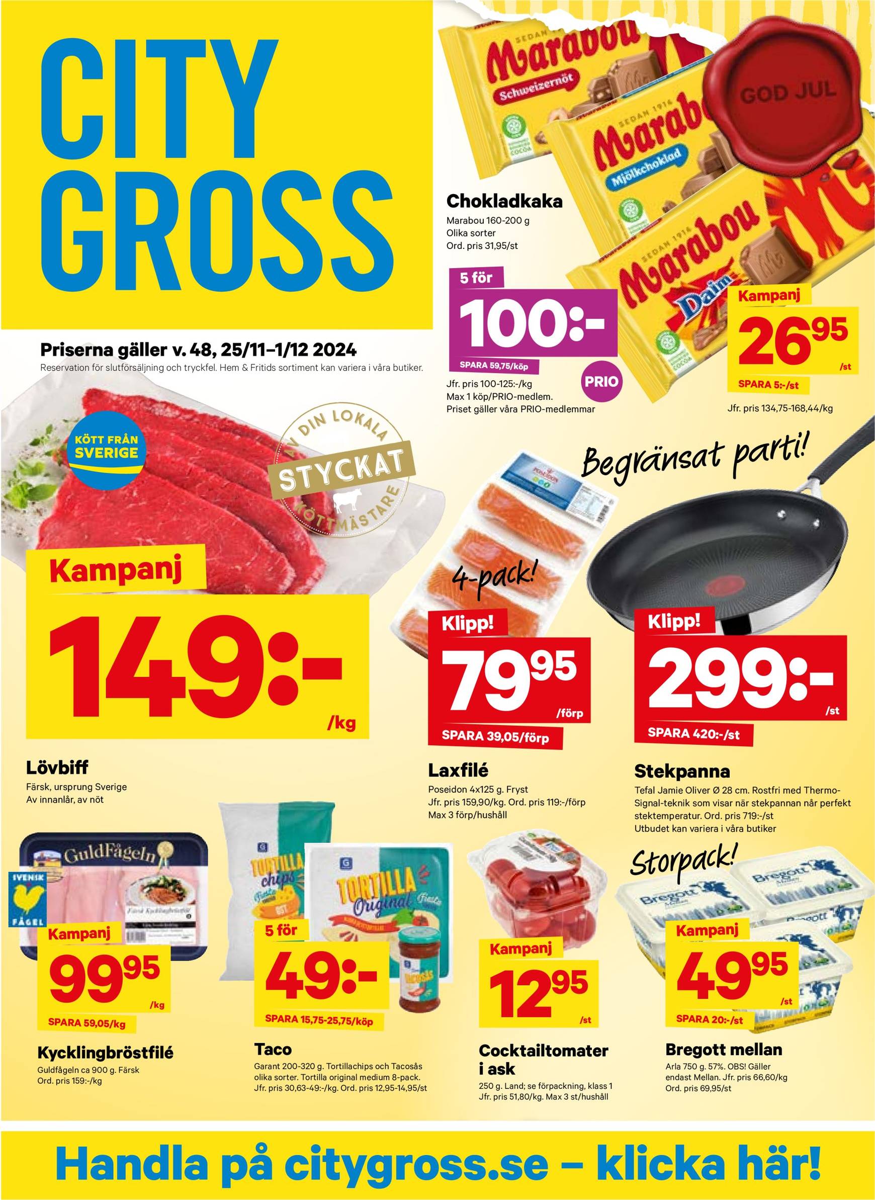 city-gross - City Gross - Black Week-reklambladet är giltigt från 25/11 - 01/12