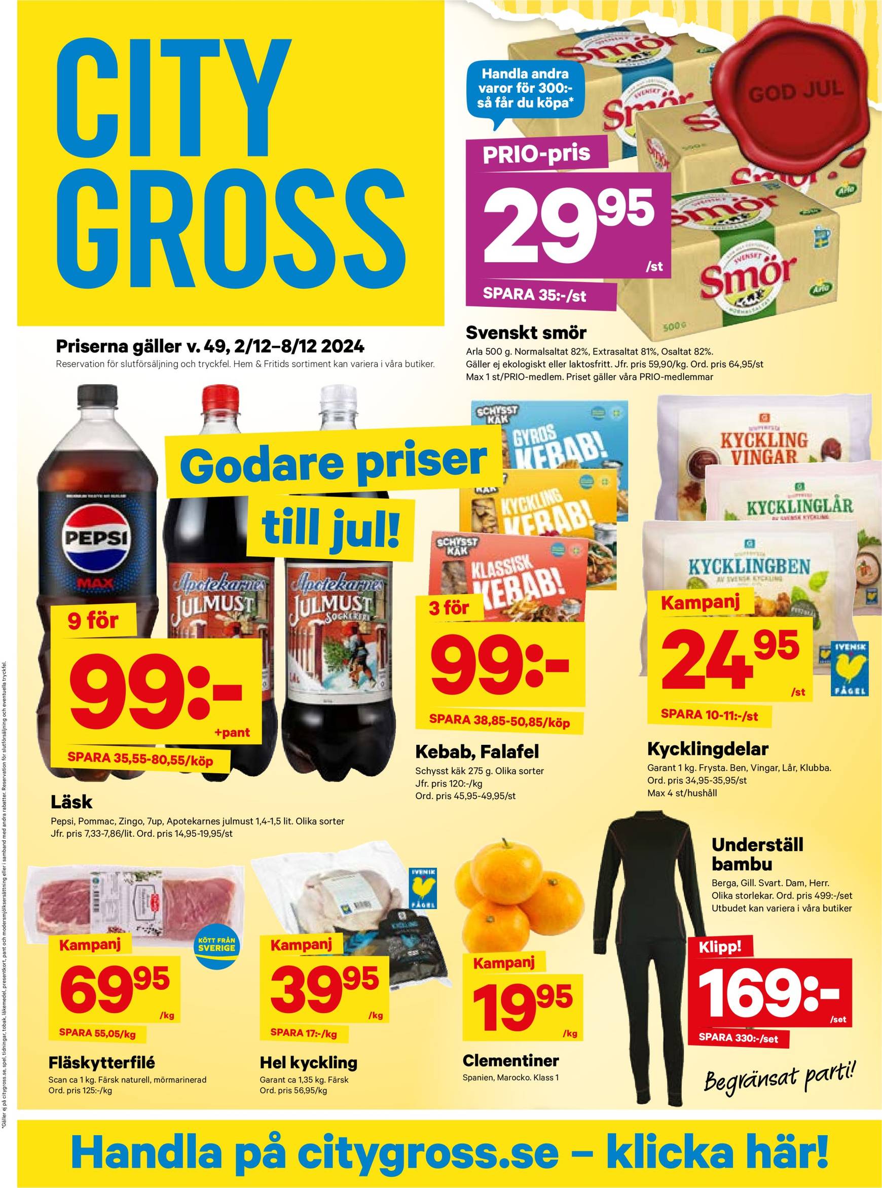 city-gross - City Gross-reklambladet är giltigt från 02/12 - 08/12