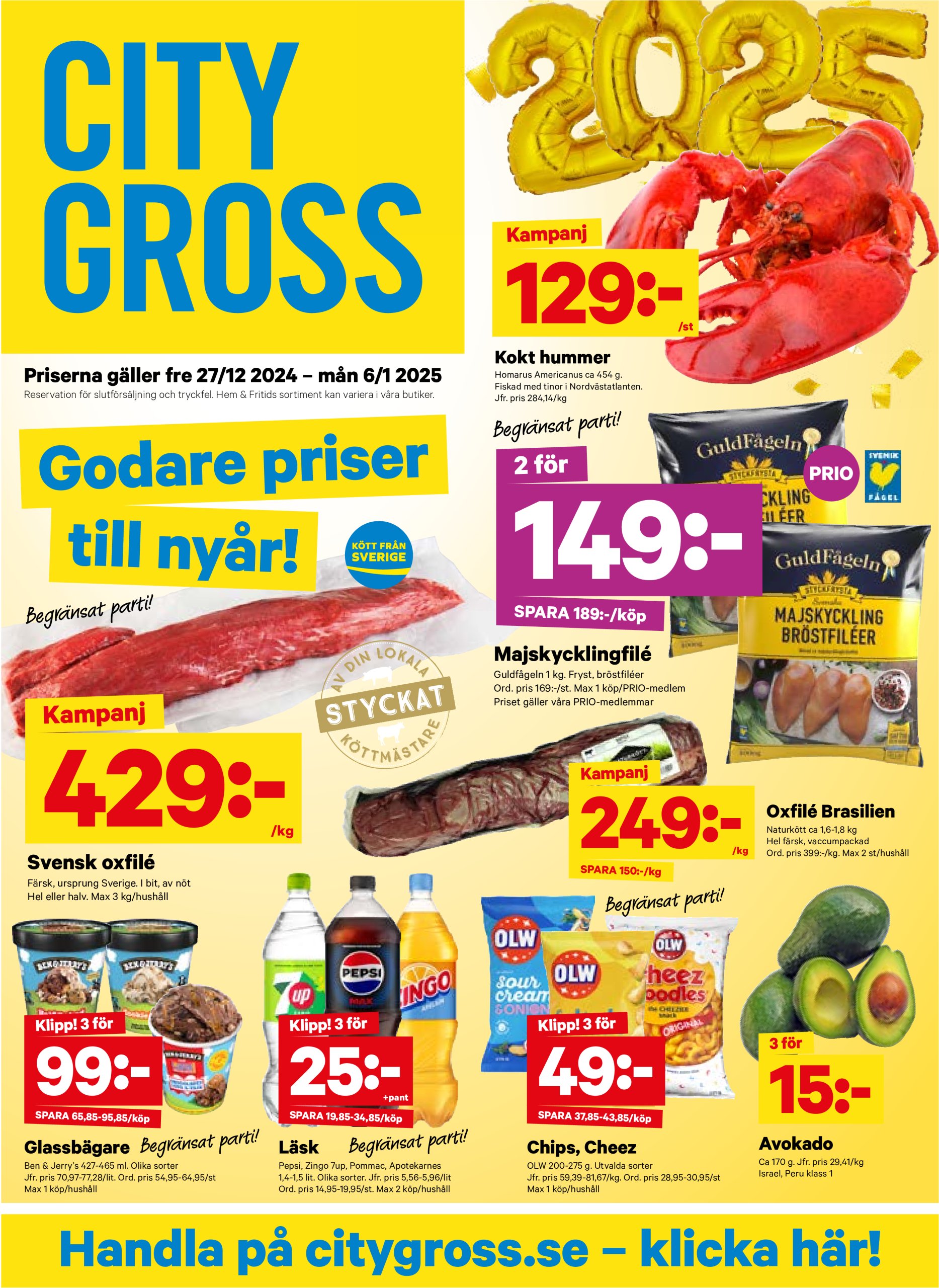 city-gross - City Gross-reklambladet giltigt från 27/12 - 06/01