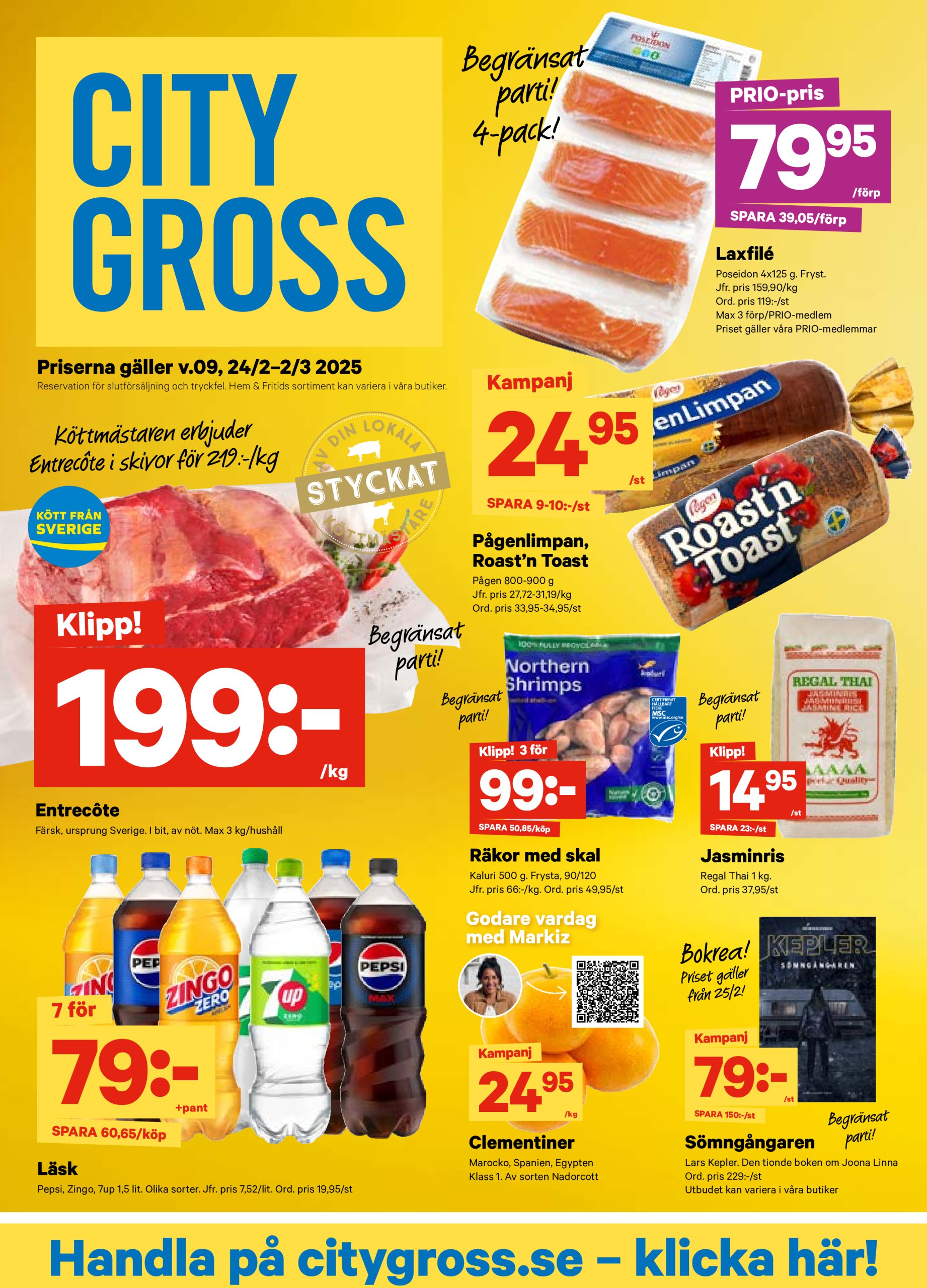 city-gross - City Gross-reklambladet giltigt från 24/02 - 02/03