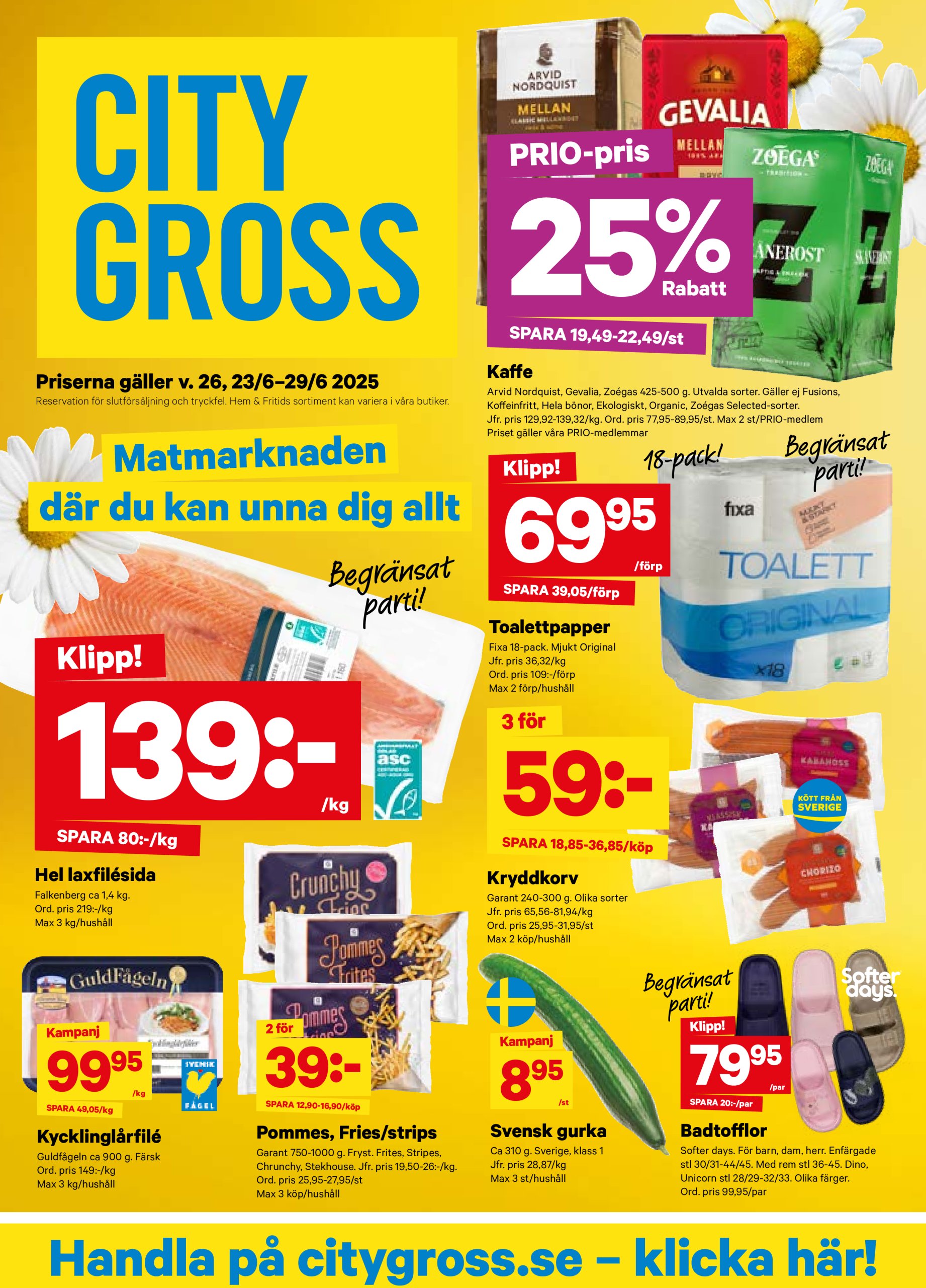 city-gross - City Gross-reklambladet giltigt från 23/06 - 29/06