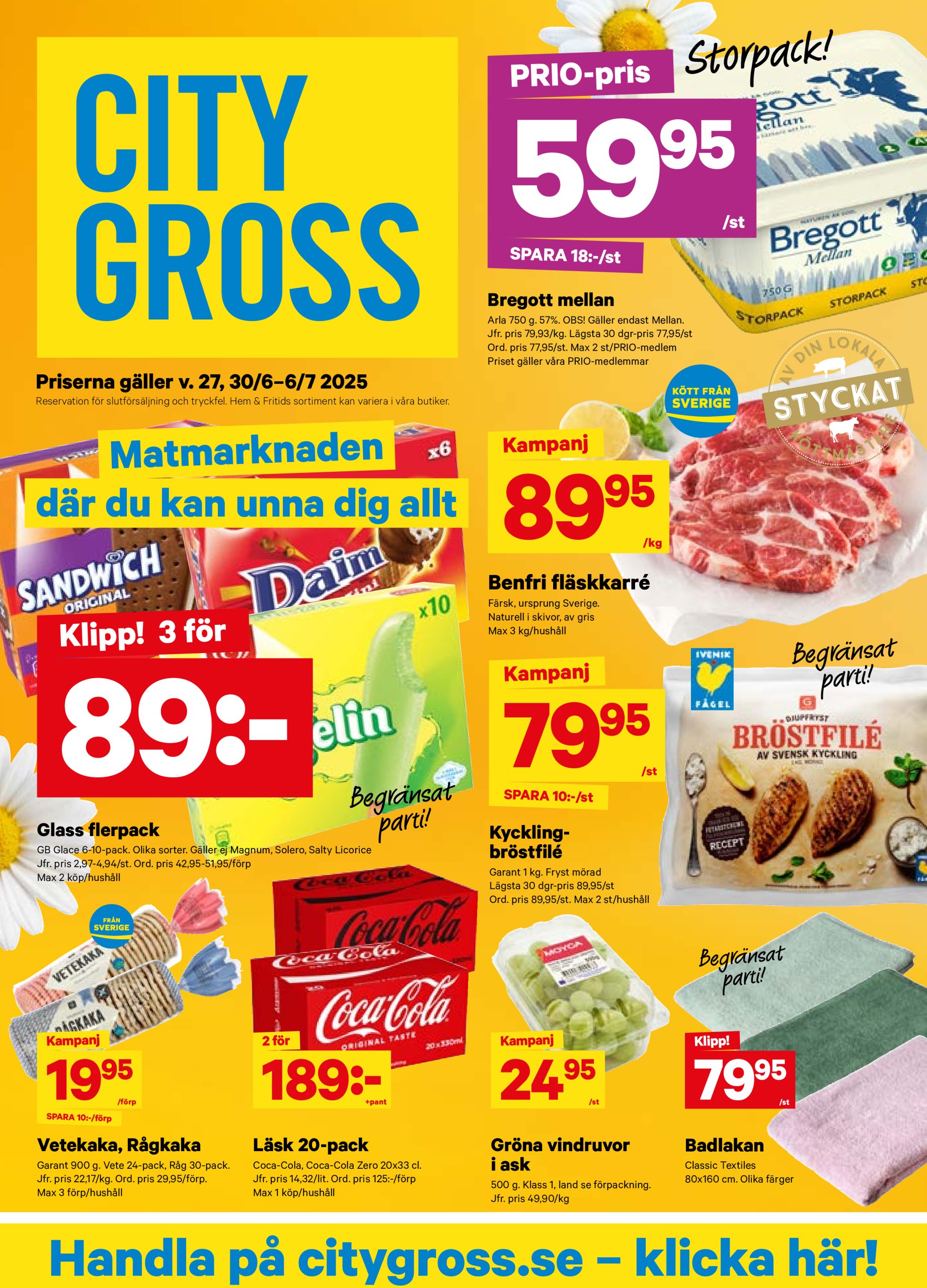 city-gross - City Gross-reklambladet giltigt från 30/06 - 06/07