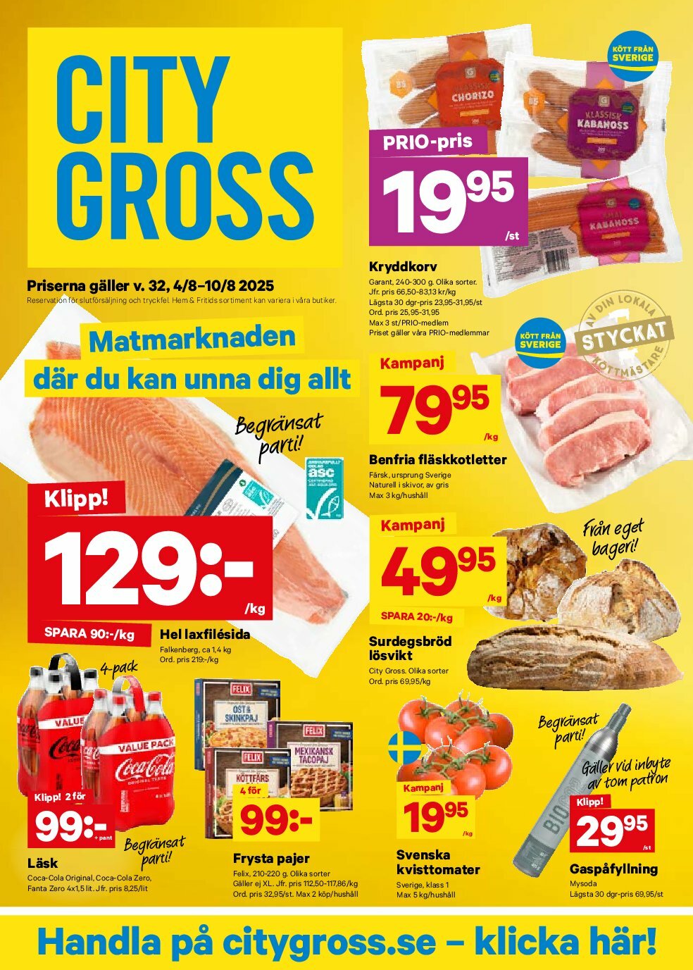 city-gross - City Gross-reklambladet giltigt från 04/08 - 10/08