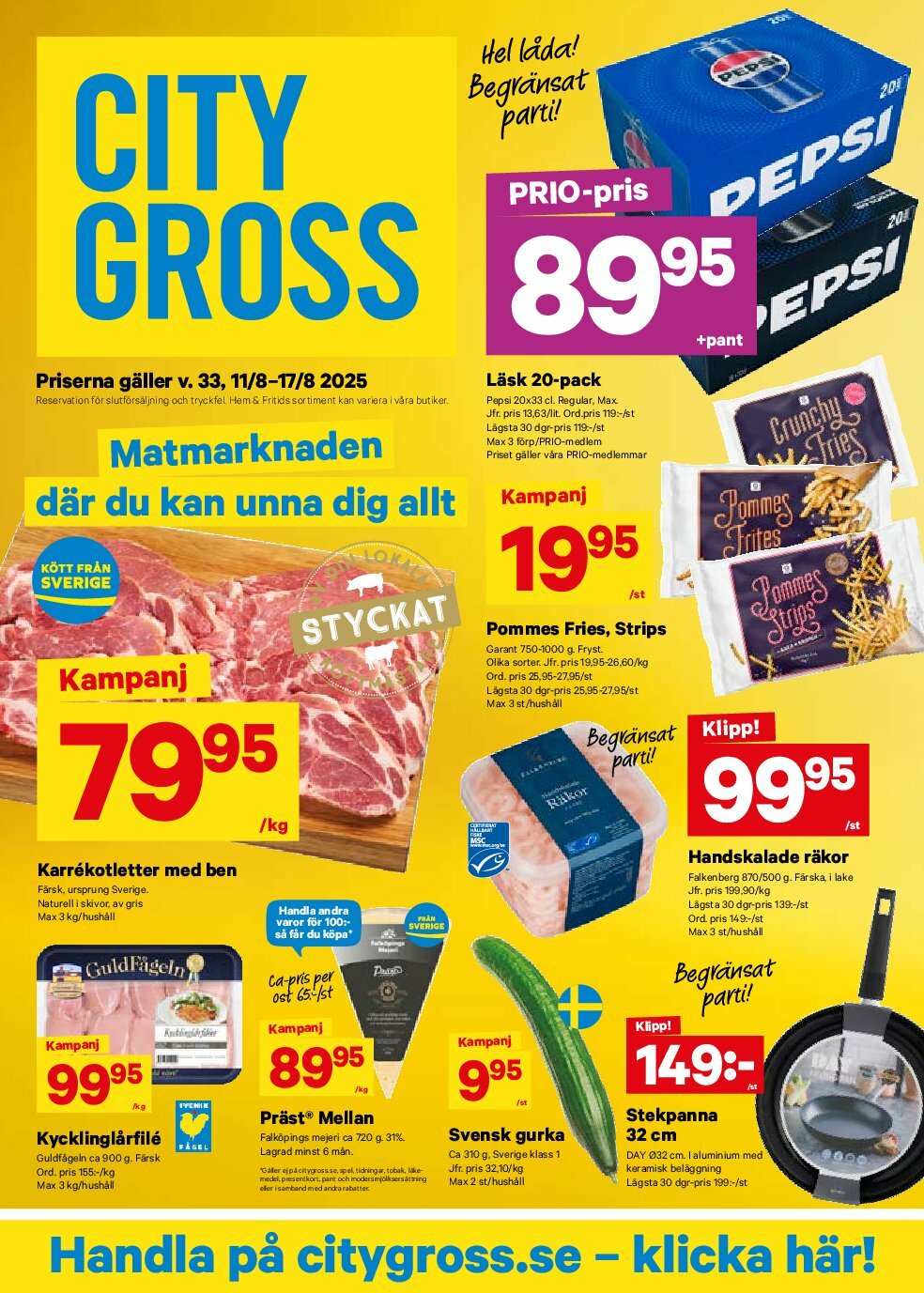 city-gross - City Gross-reklambladet giltigt från 11/08 - 17/08