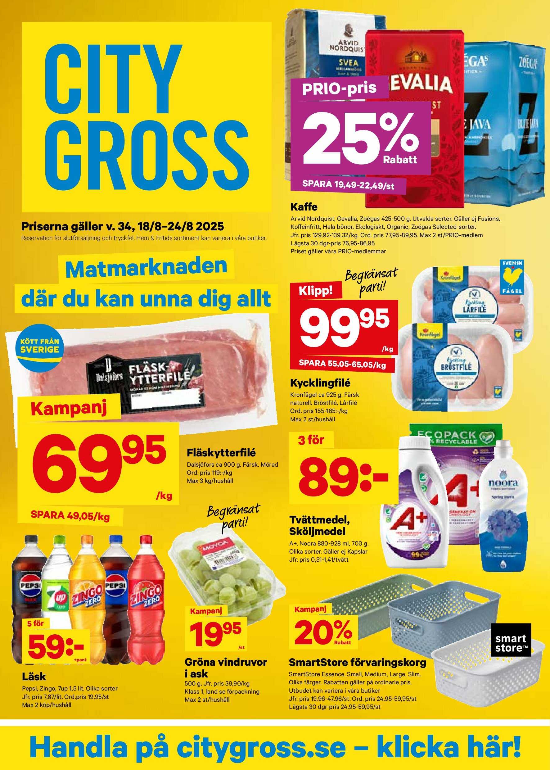 city-gross - City Gross-reklambladet giltigt från 18/08 - 24/08