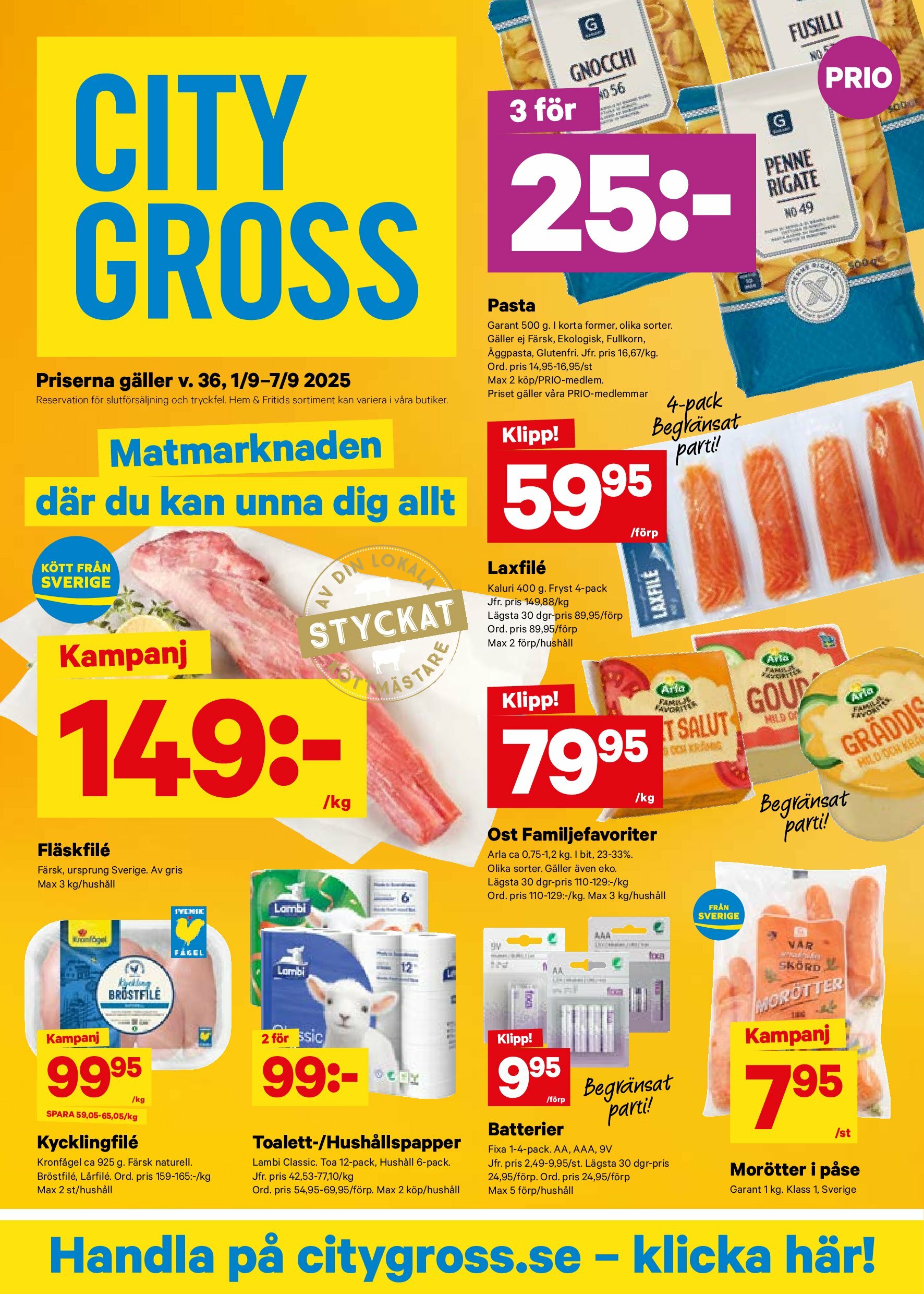 city-gross - City Gross-reklambladet giltigt från 01/09 - 07/09
