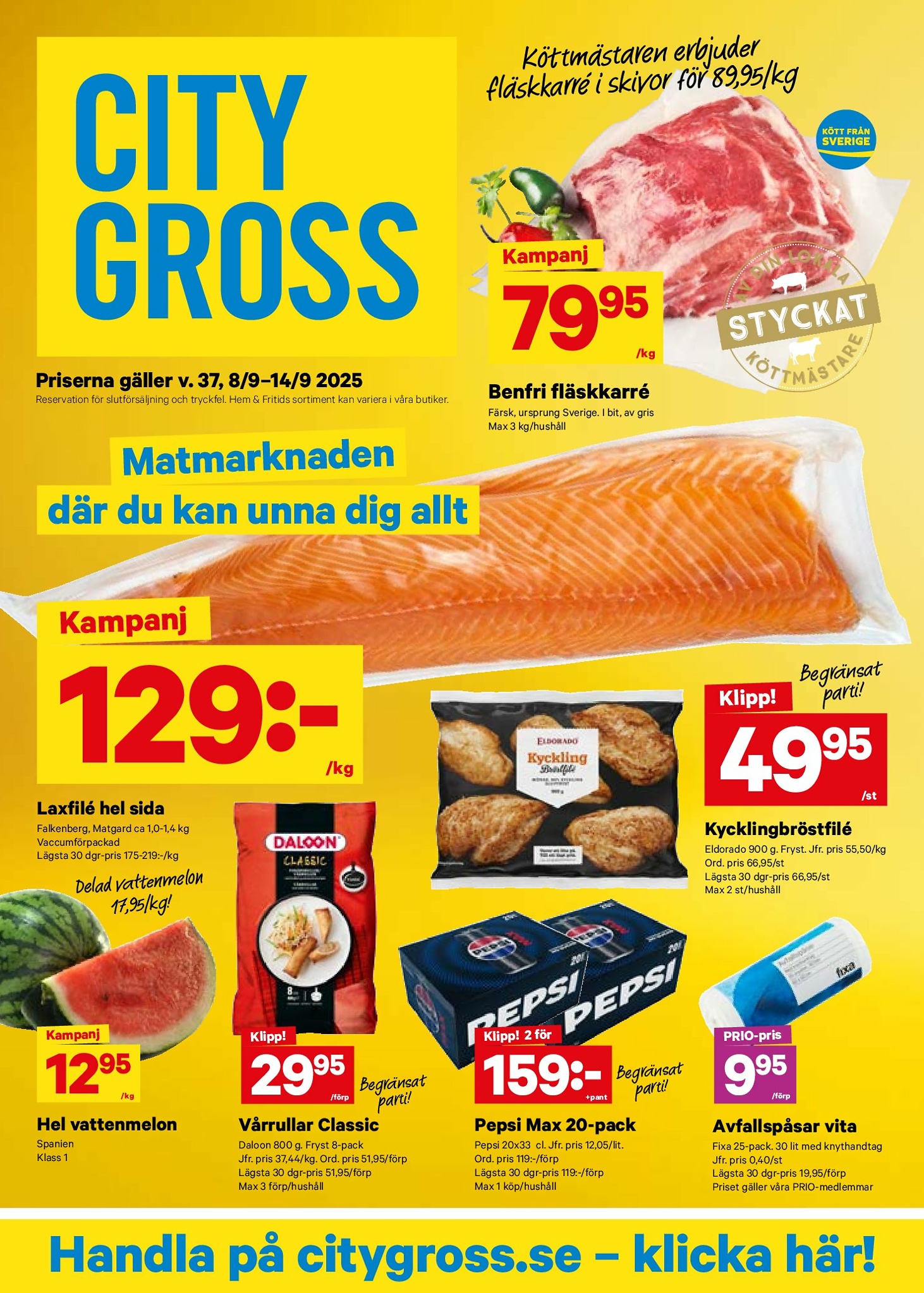 city-gross - City Gross-reklambladet giltigt från 08/09 - 14/09