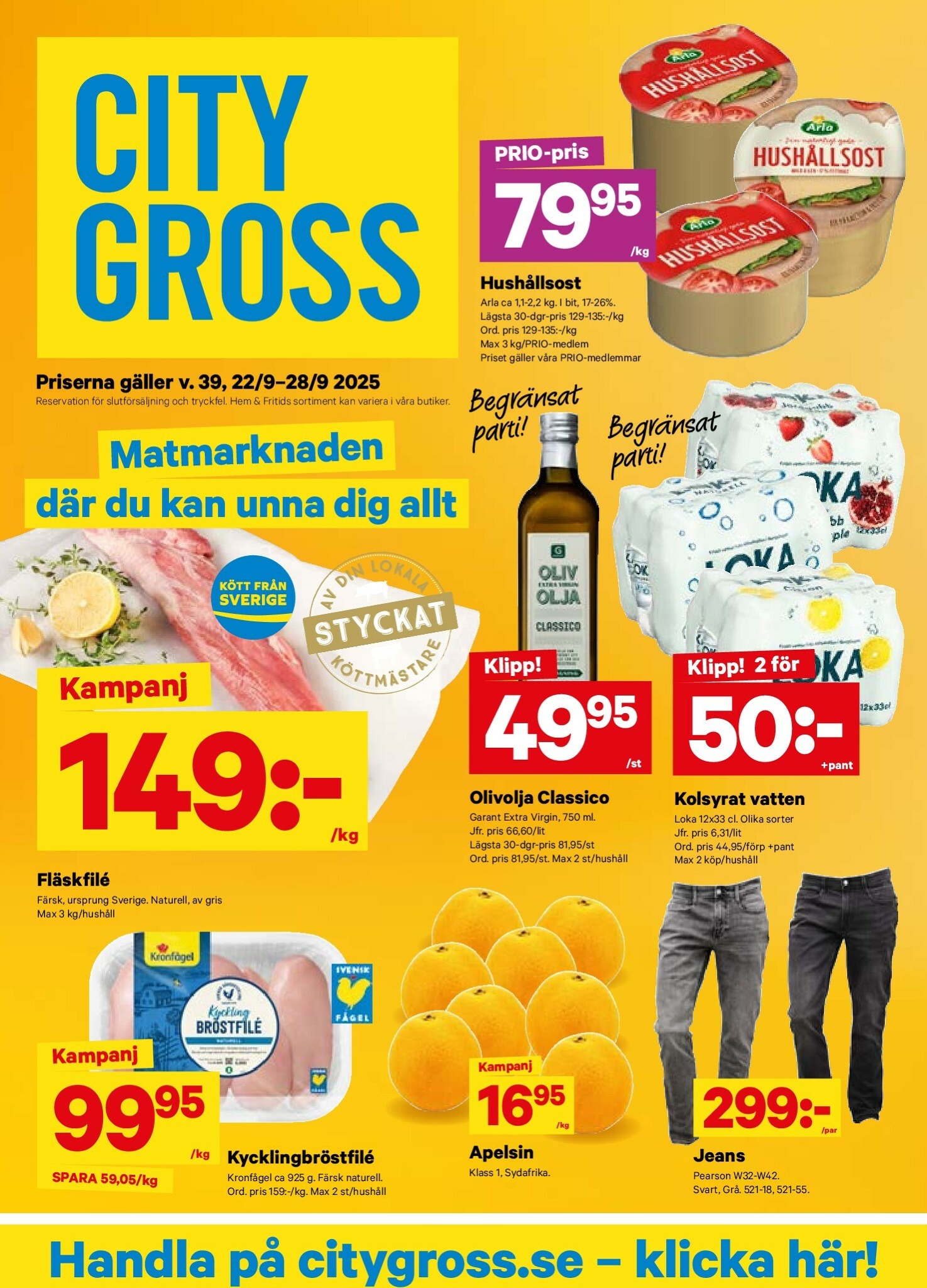 city-gross - City Gross-reklambladet giltigt från 22/09 - 28/09
