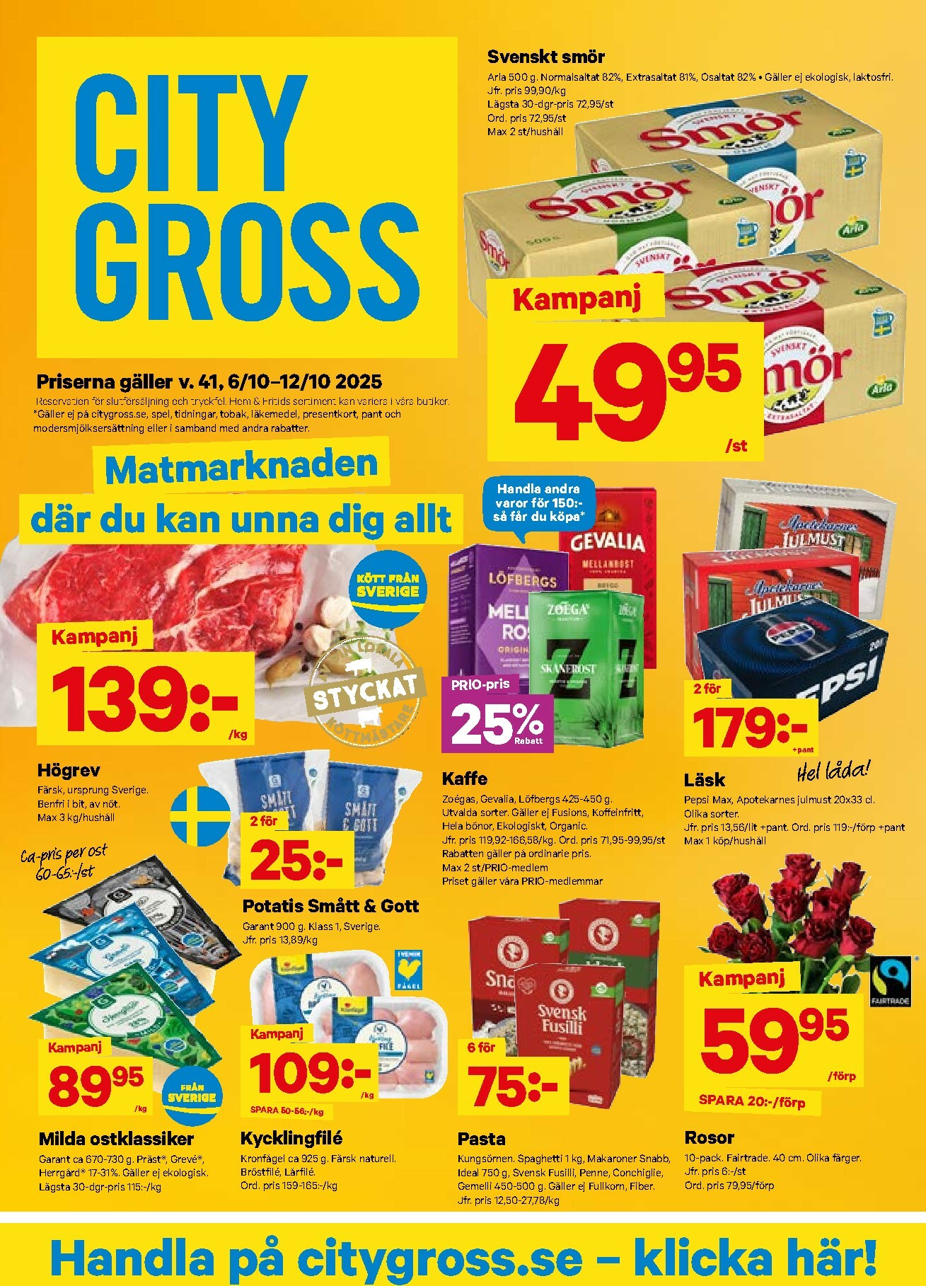 city-gross - City Gross-reklambladet giltigt från 06/10 - 12/10