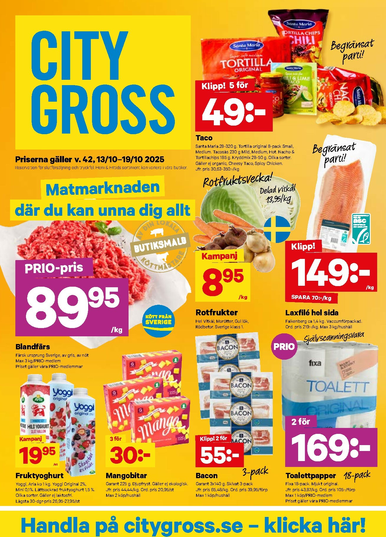 city-gross - City Gross-reklambladet giltigt från 13/10 - 19/10