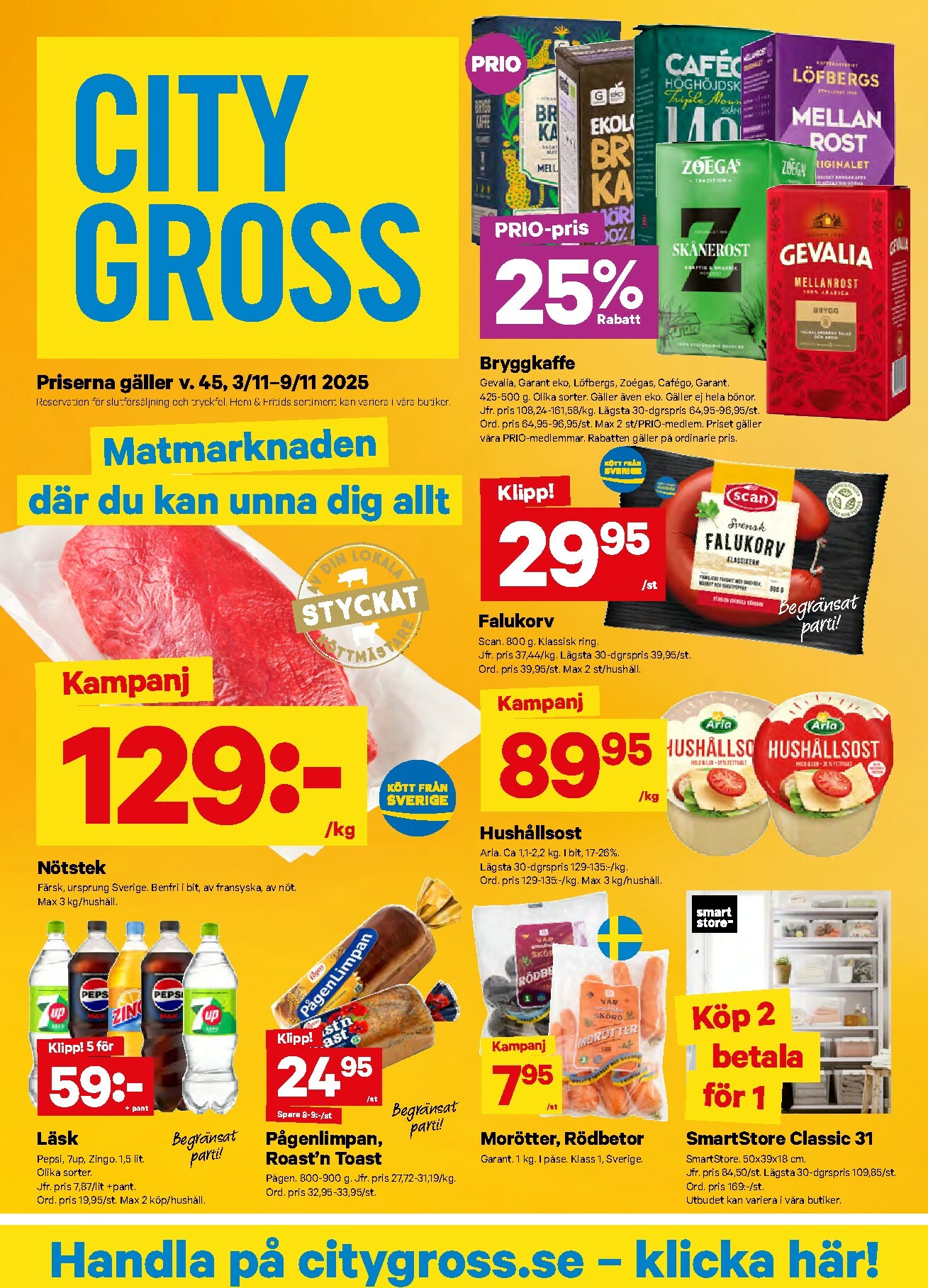 city-gross - City Gross-reklambladet giltigt från 03/11 - 09/11