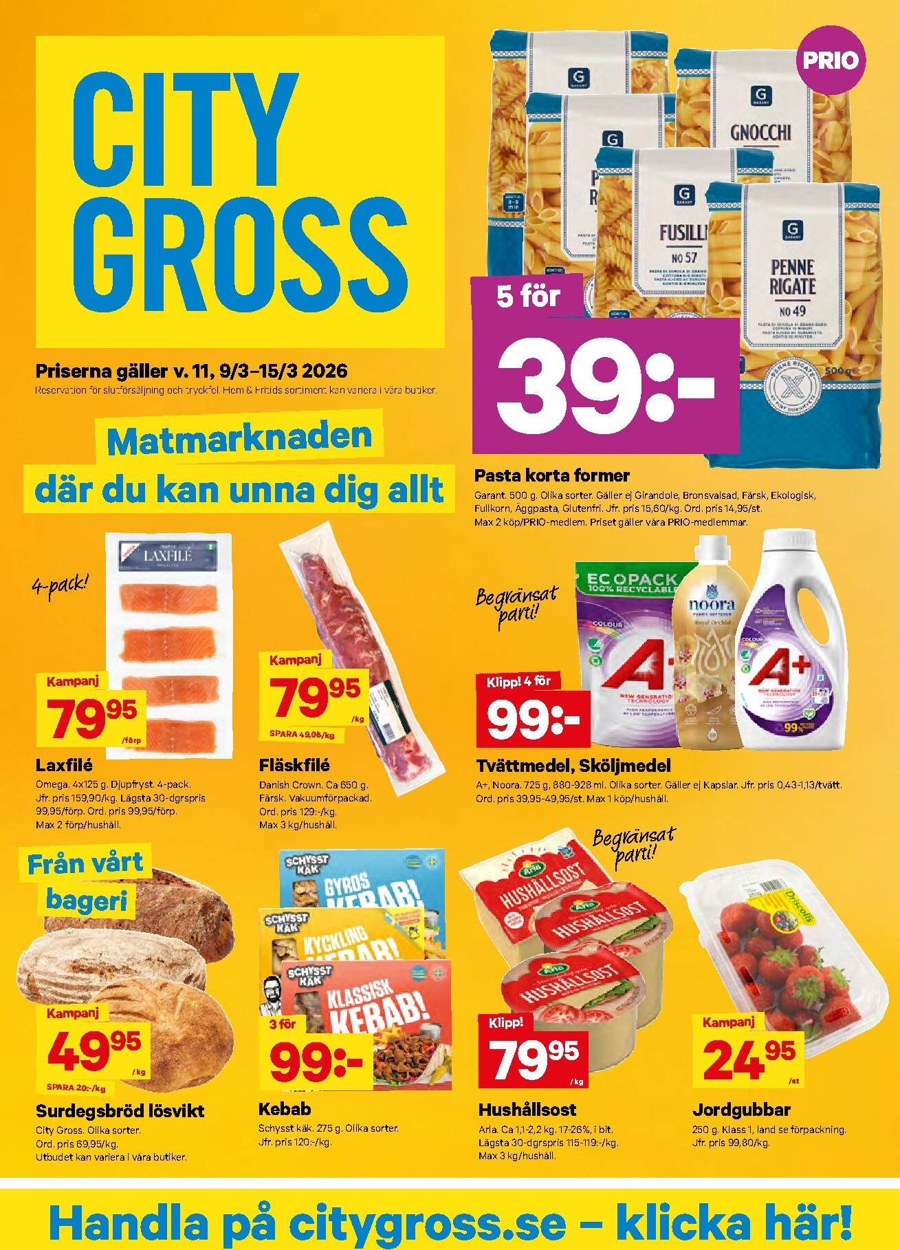 city-gross - City Gross-reklambladet giltigt från 09/03/2026 - 15/03/2026