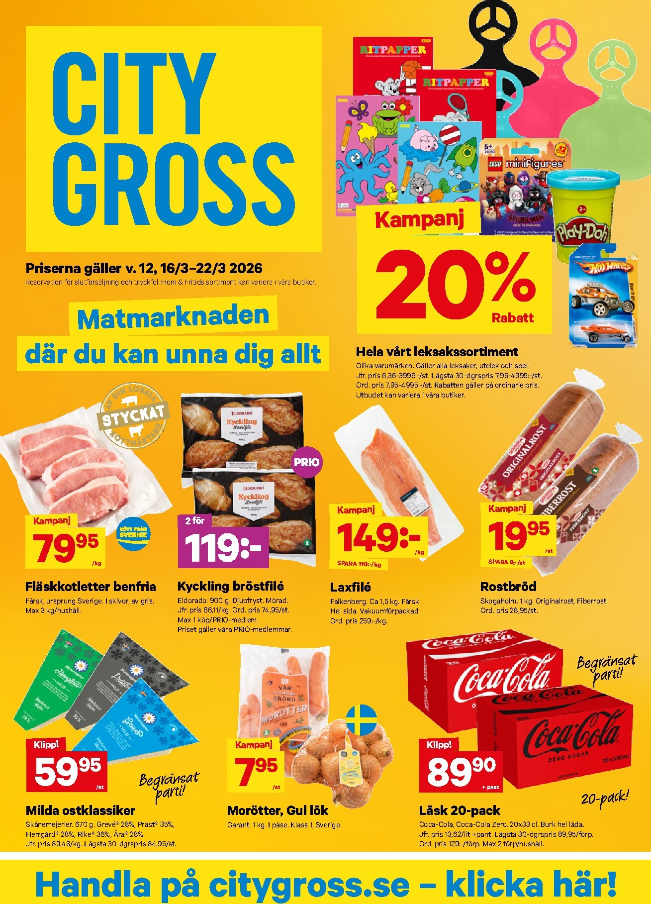 city-gross - City Gross-reklambladet giltigt från 16/03/2026 - 22/03/2026 - page: 1