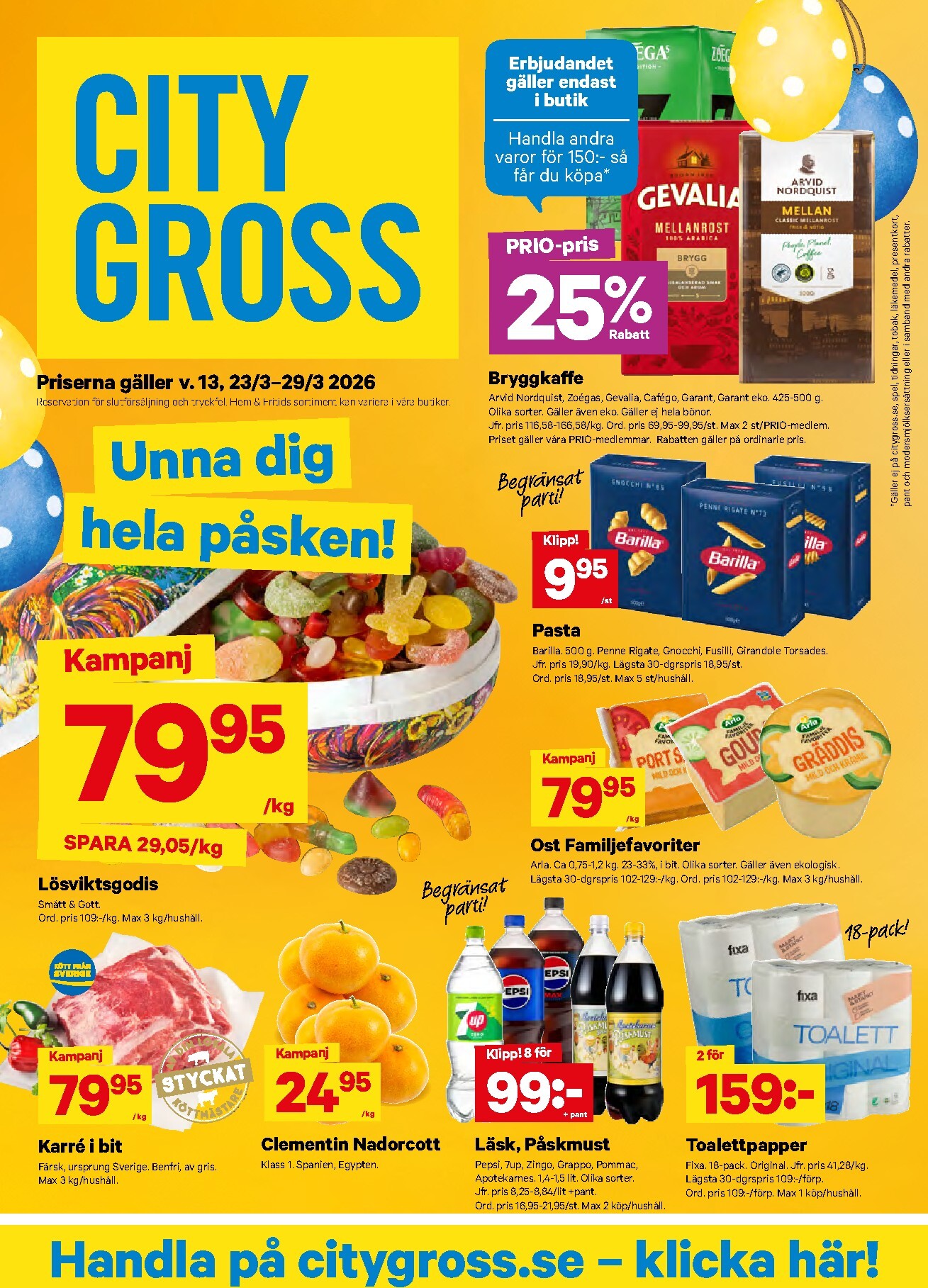 city-gross - City Gross-reklambladet giltigt från 23/03/2026 - 29/03/2026
