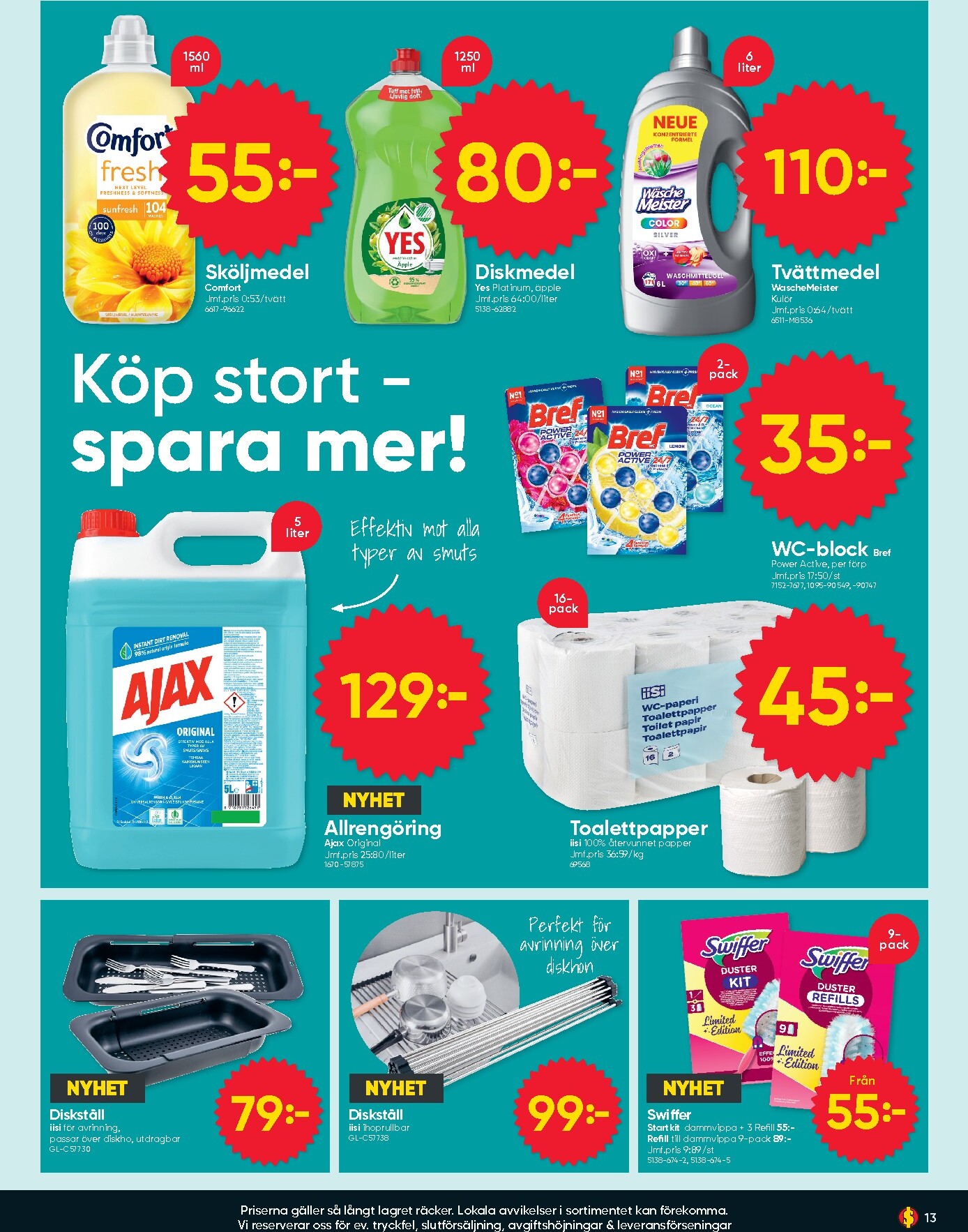 dollar-store - Aktuellt Dollar Store reklamblad från måndag, 25/05/2026 till söndag, 14/06/2026 - page: 13