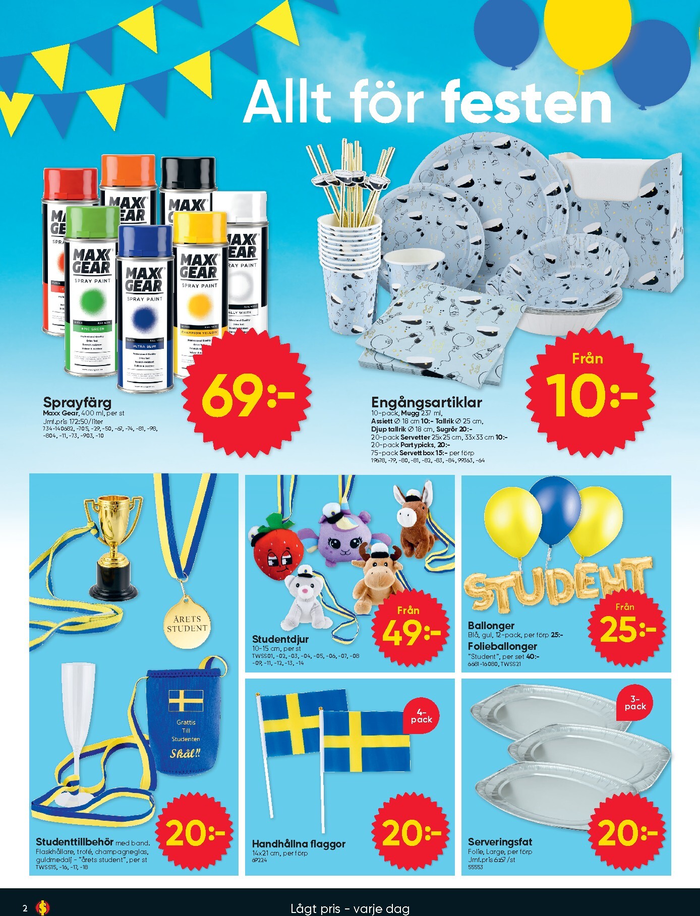 dollar-store - Aktuellt Dollar Store reklamblad från måndag, 25/05/2026 till söndag, 14/06/2026 - page: 2