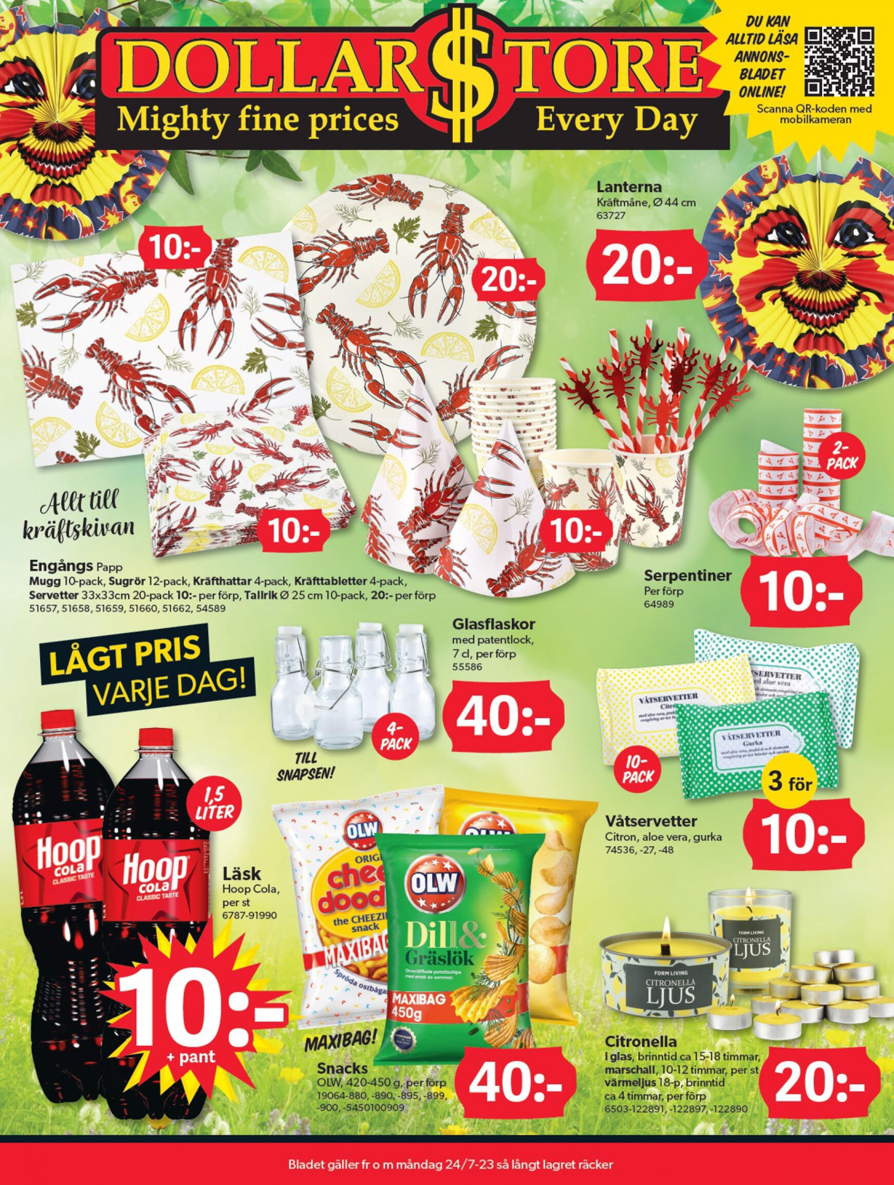 dollar-store - Dollar Store-broschyr från Måndag 24.07. - page: 1