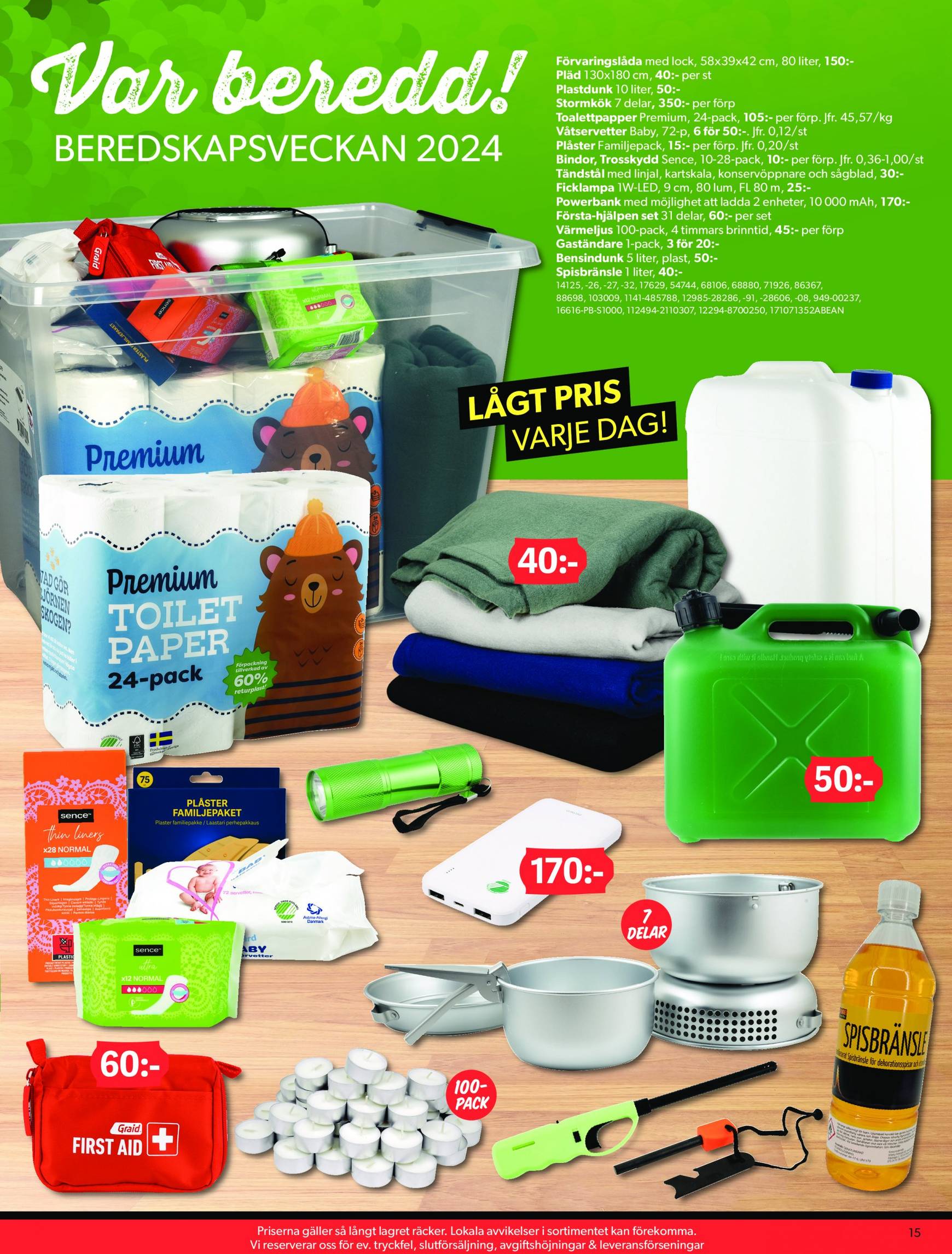 dollar-store - Dollar Store-reklambladet giltigt från 23.09. - 23.10. - page: 15